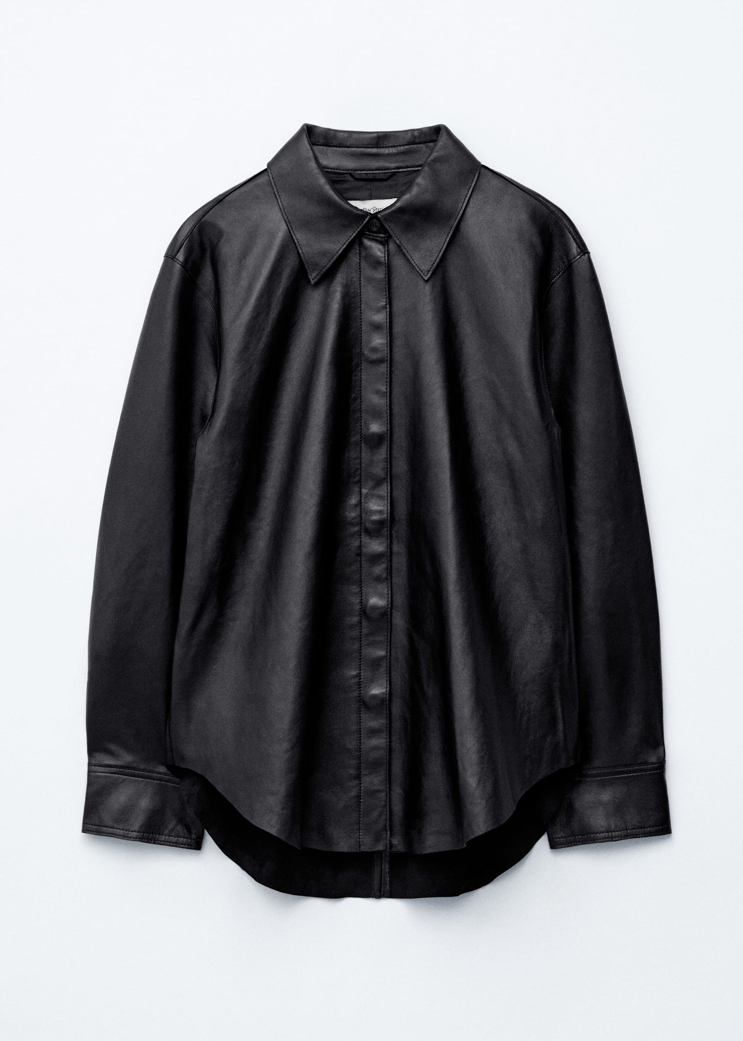 Oversized Leather Shirt