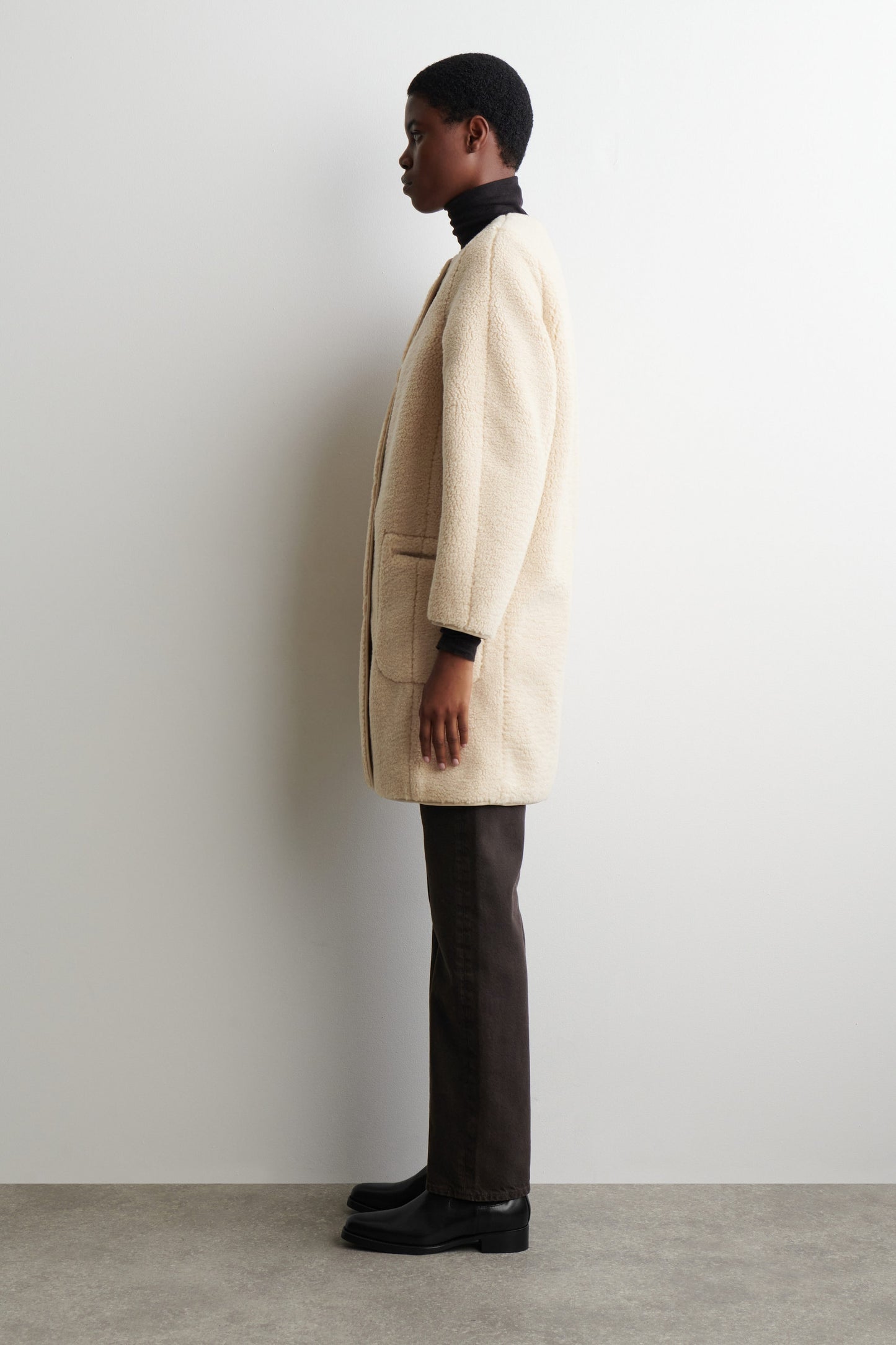 Longline Teddy Jacket