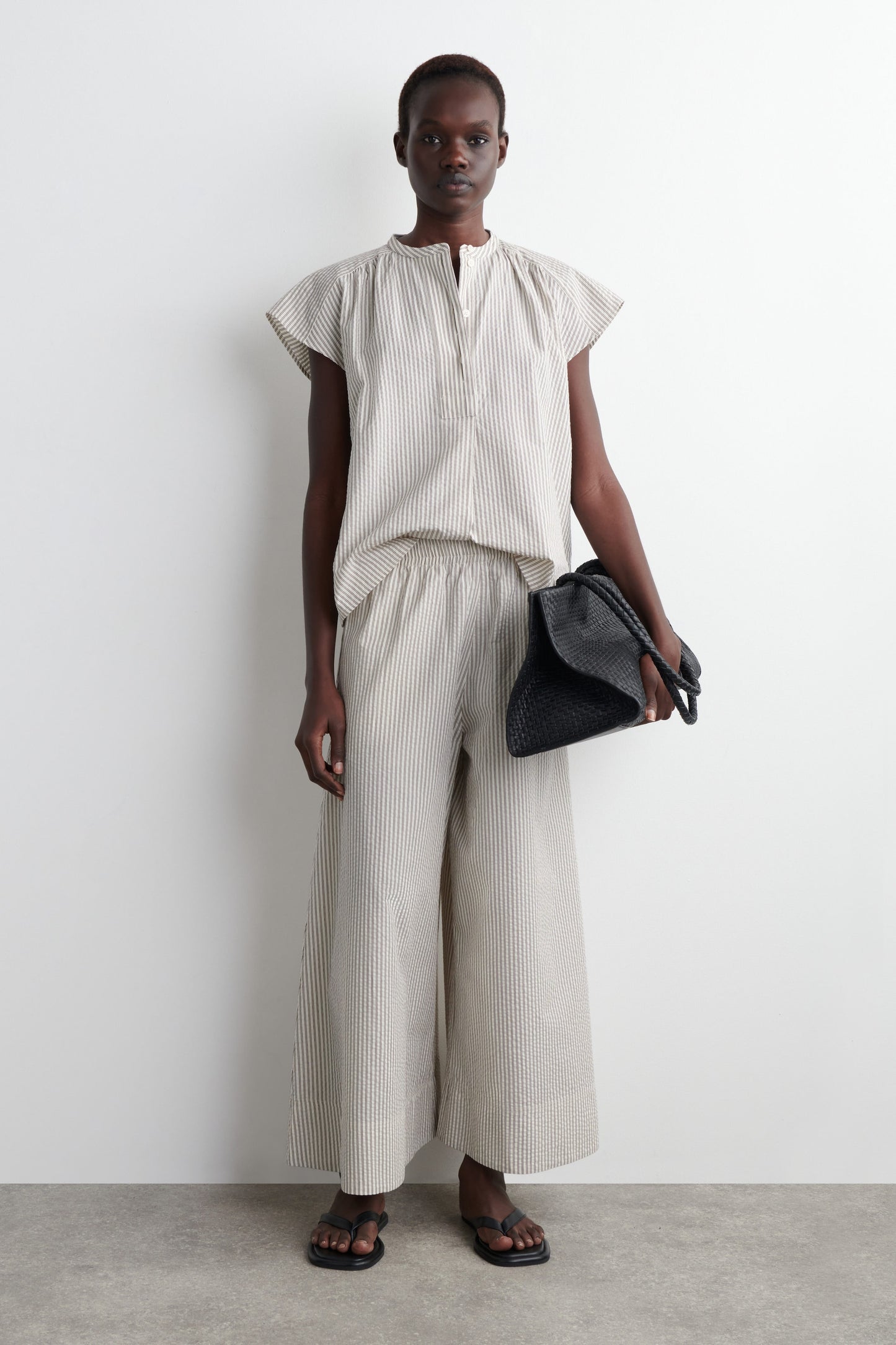 Seersucker Culottes
