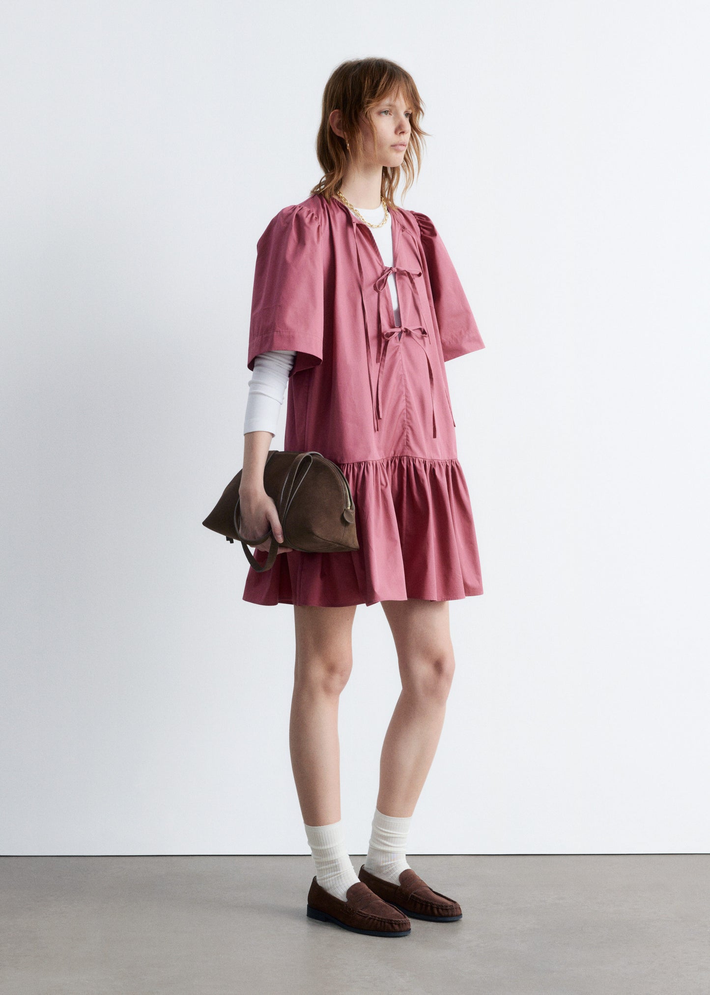 Peplum Mini Dress