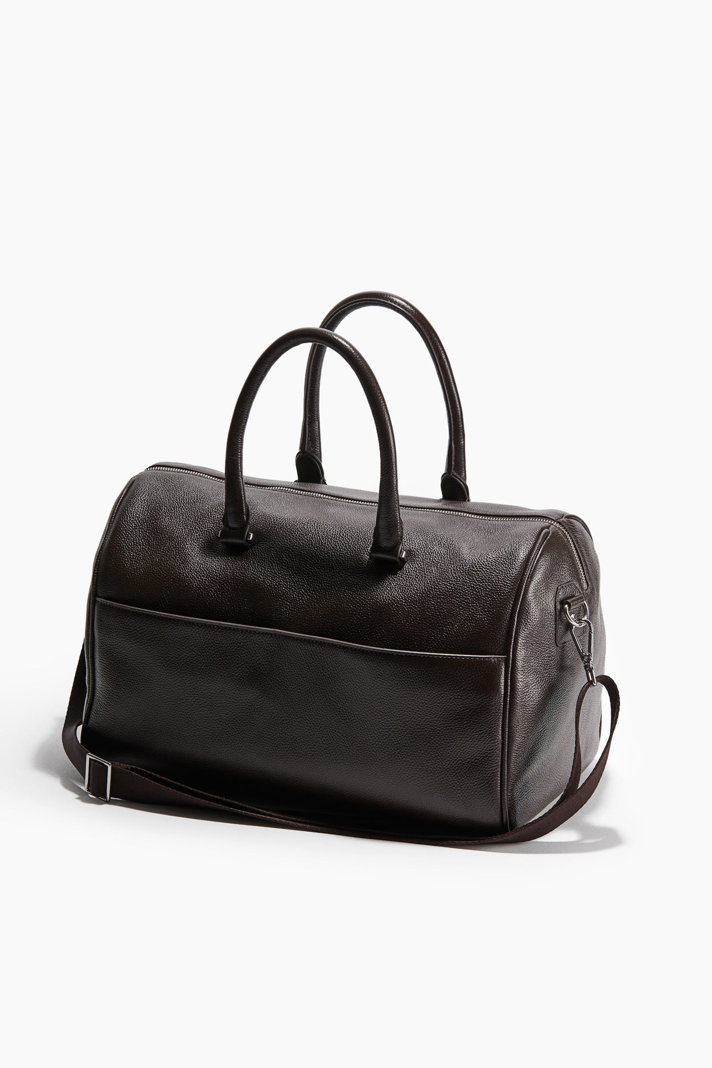 Leather weekend bag