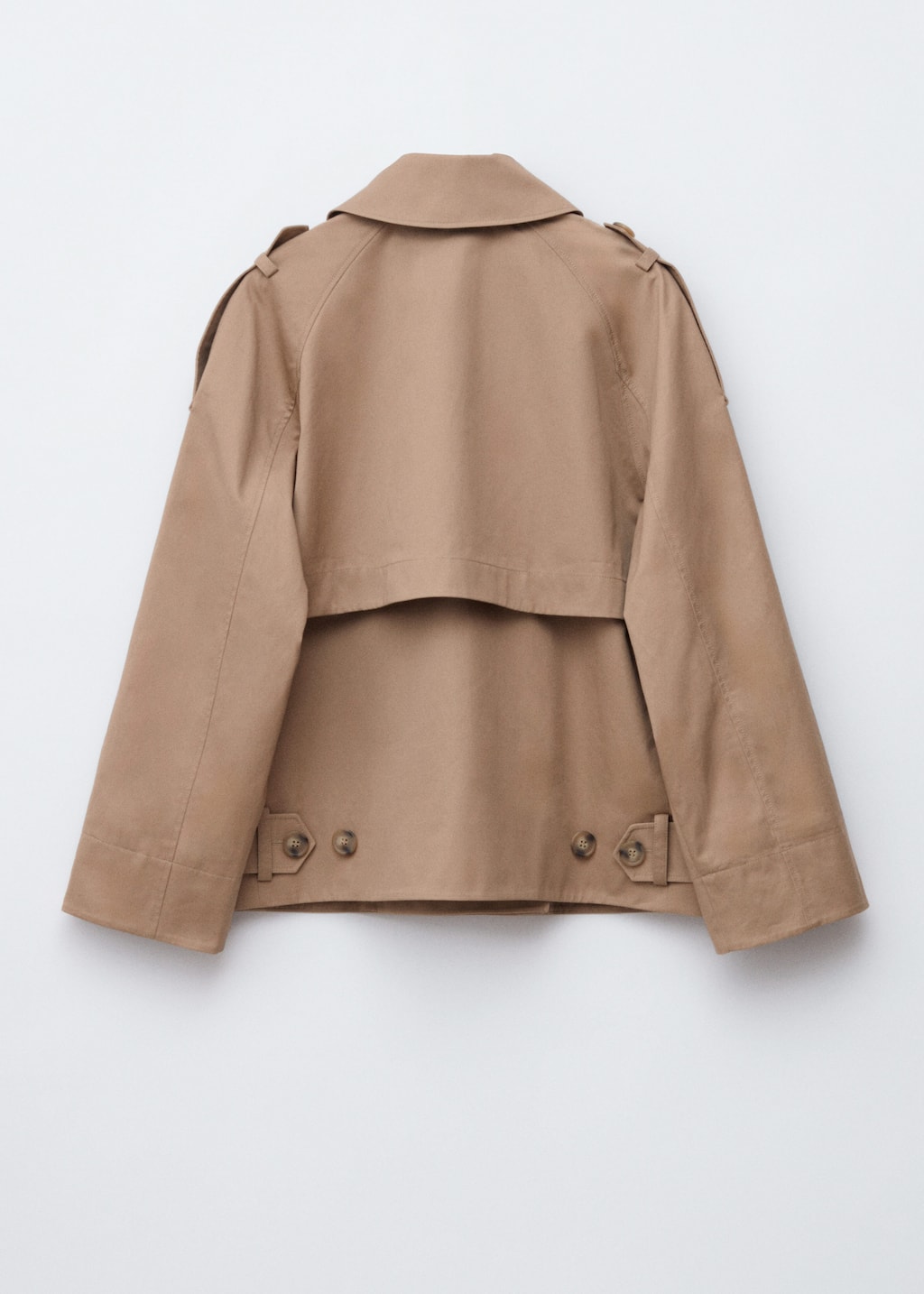 Double-Breasted Trench Jacket