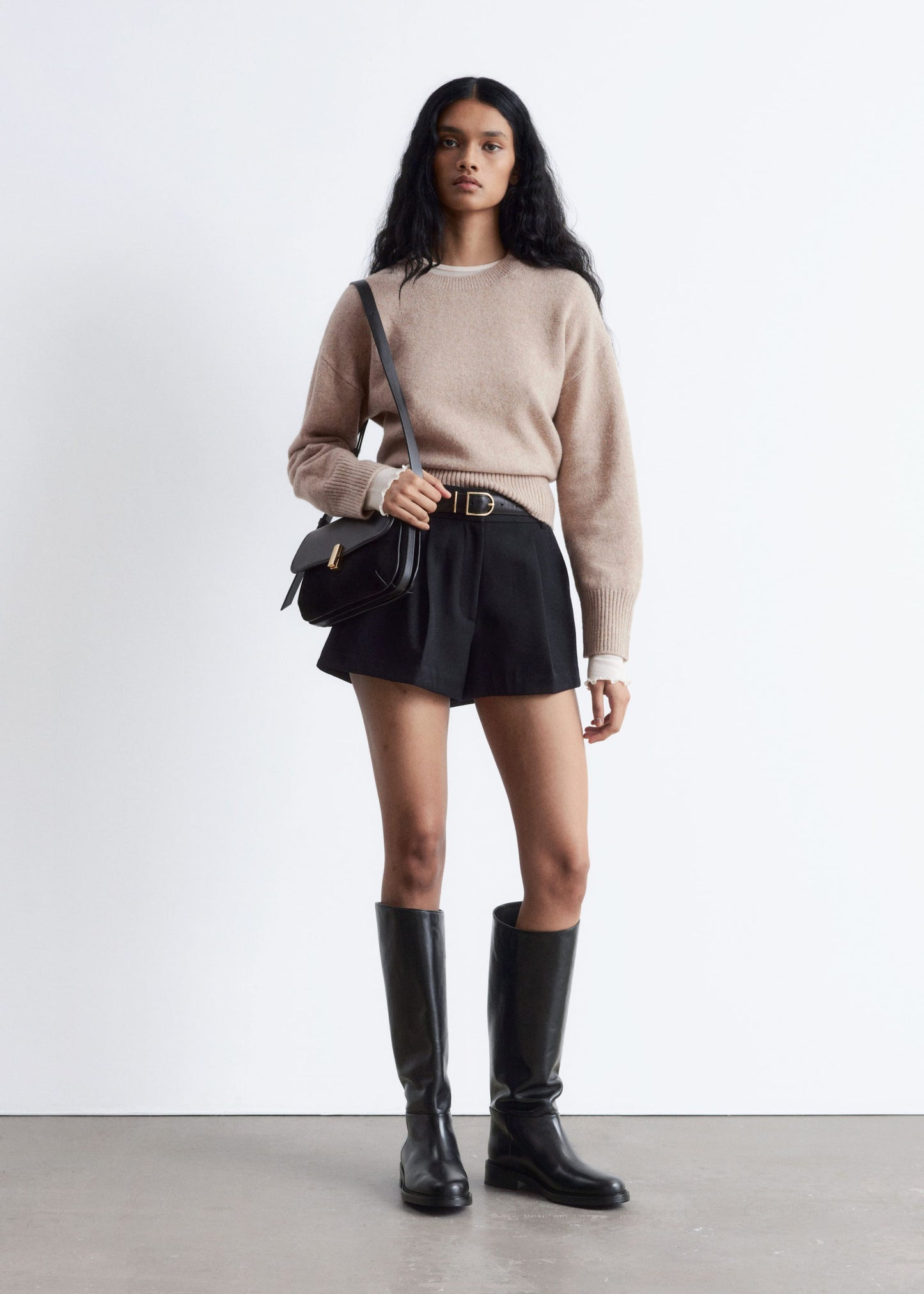 Leather Knee Boots