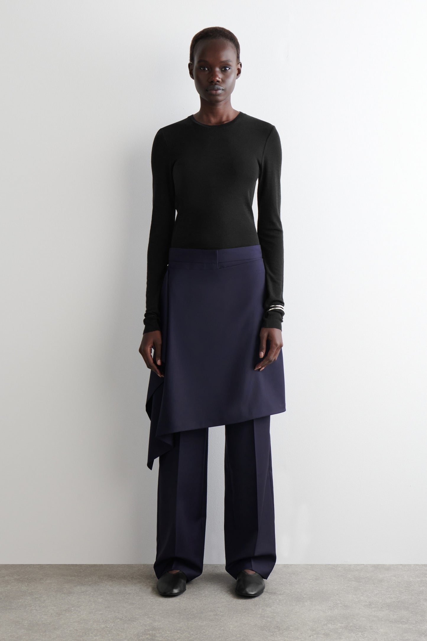 Wool Skirt Trousers