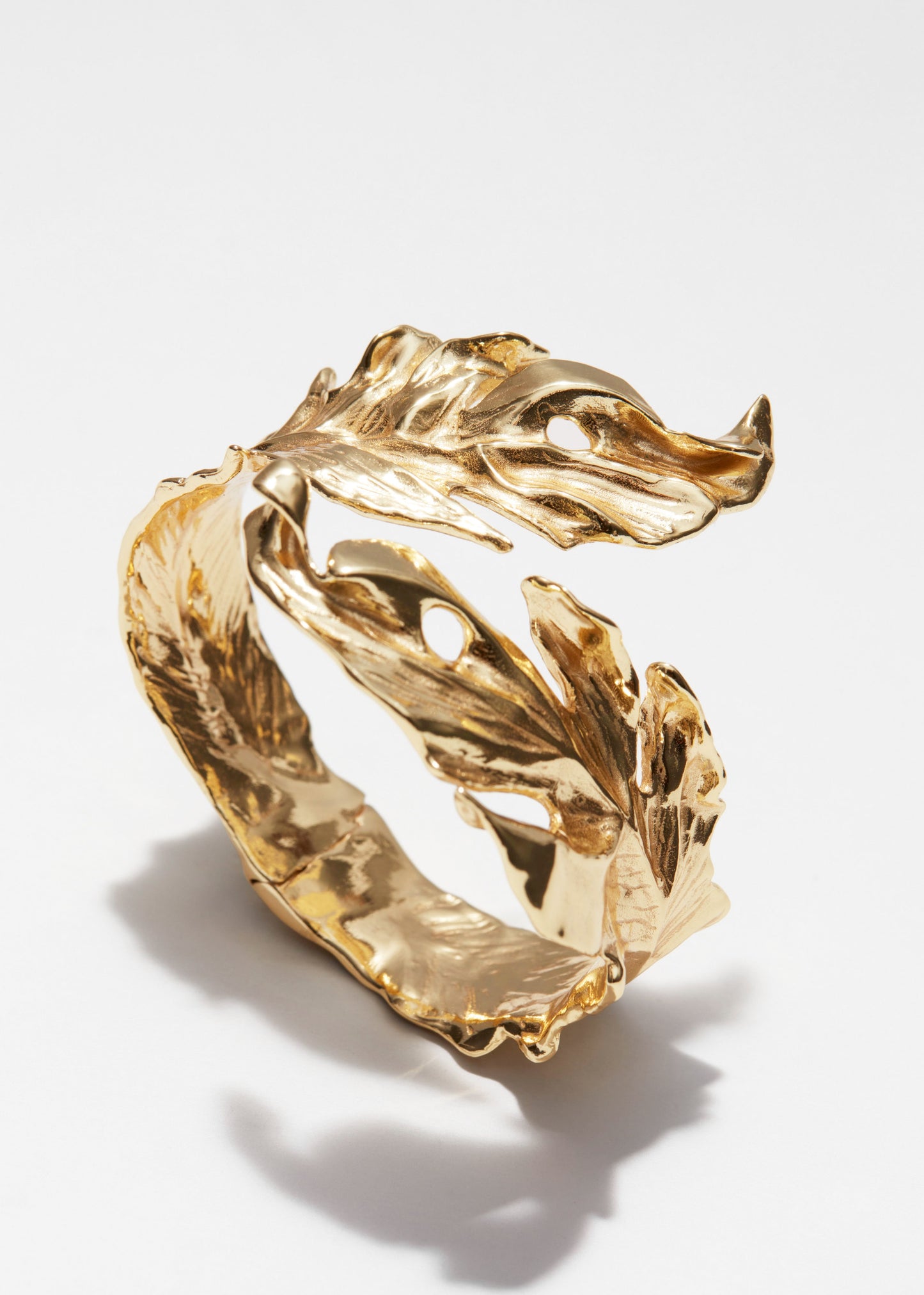 Leaf Wrap Cuff Bracelet