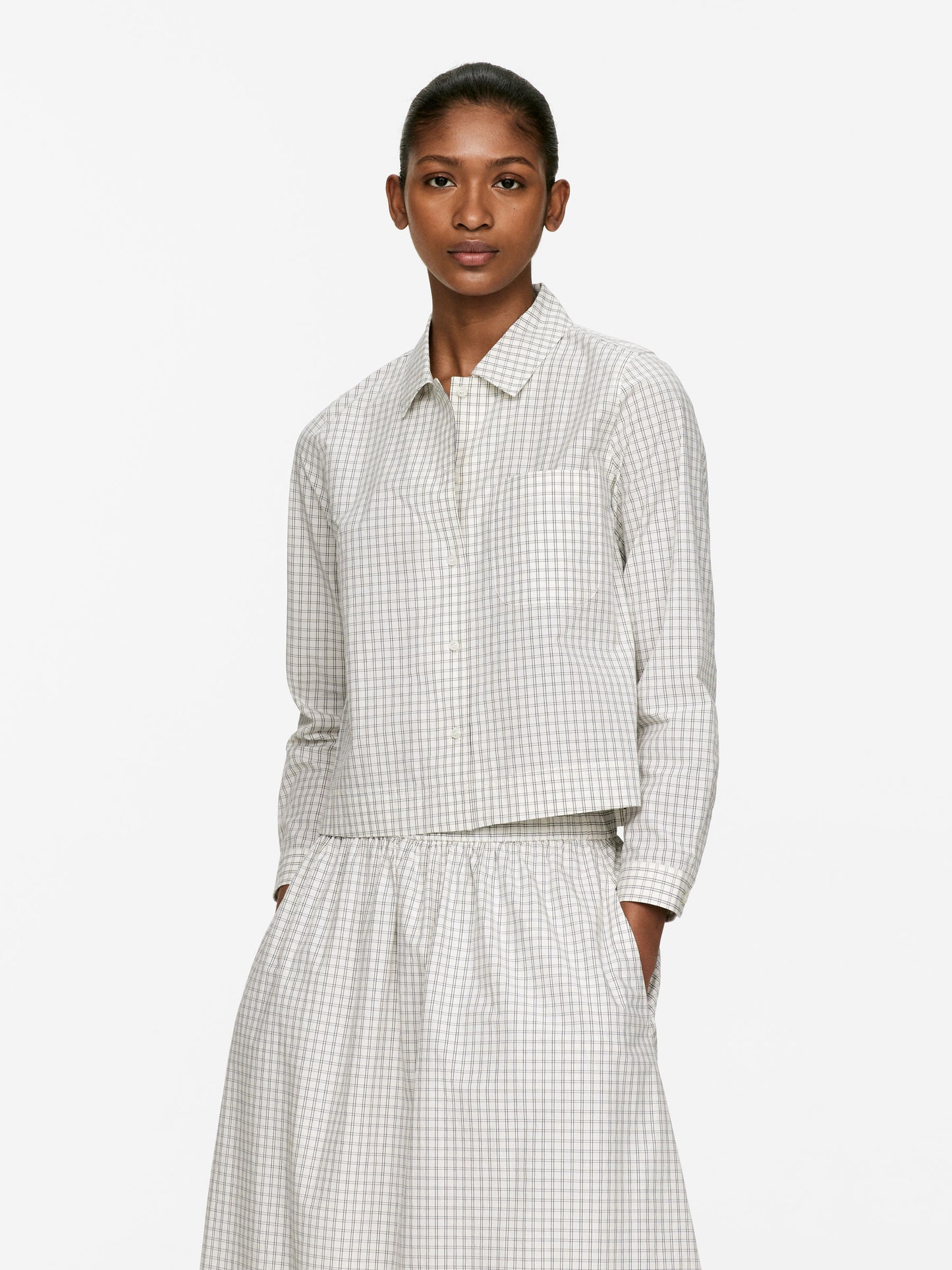 Cropped Cotton Shirt