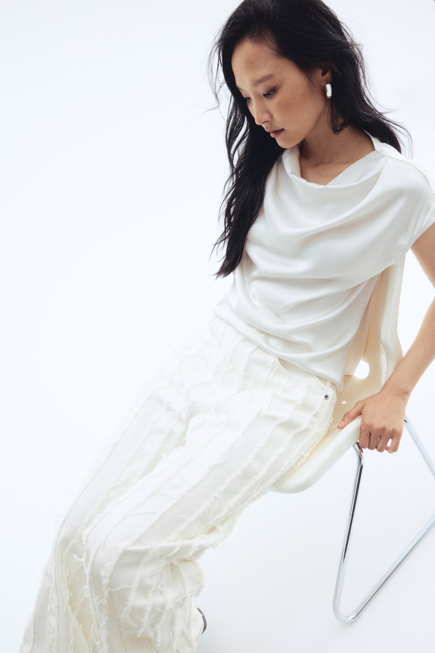 Frayed jeans