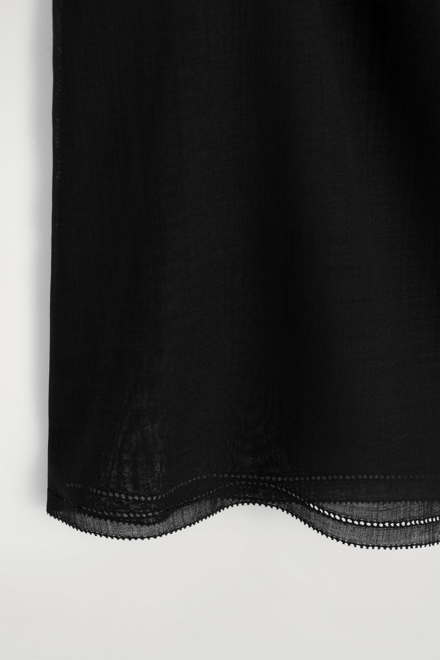Semi-Sheer Layered Wool Top