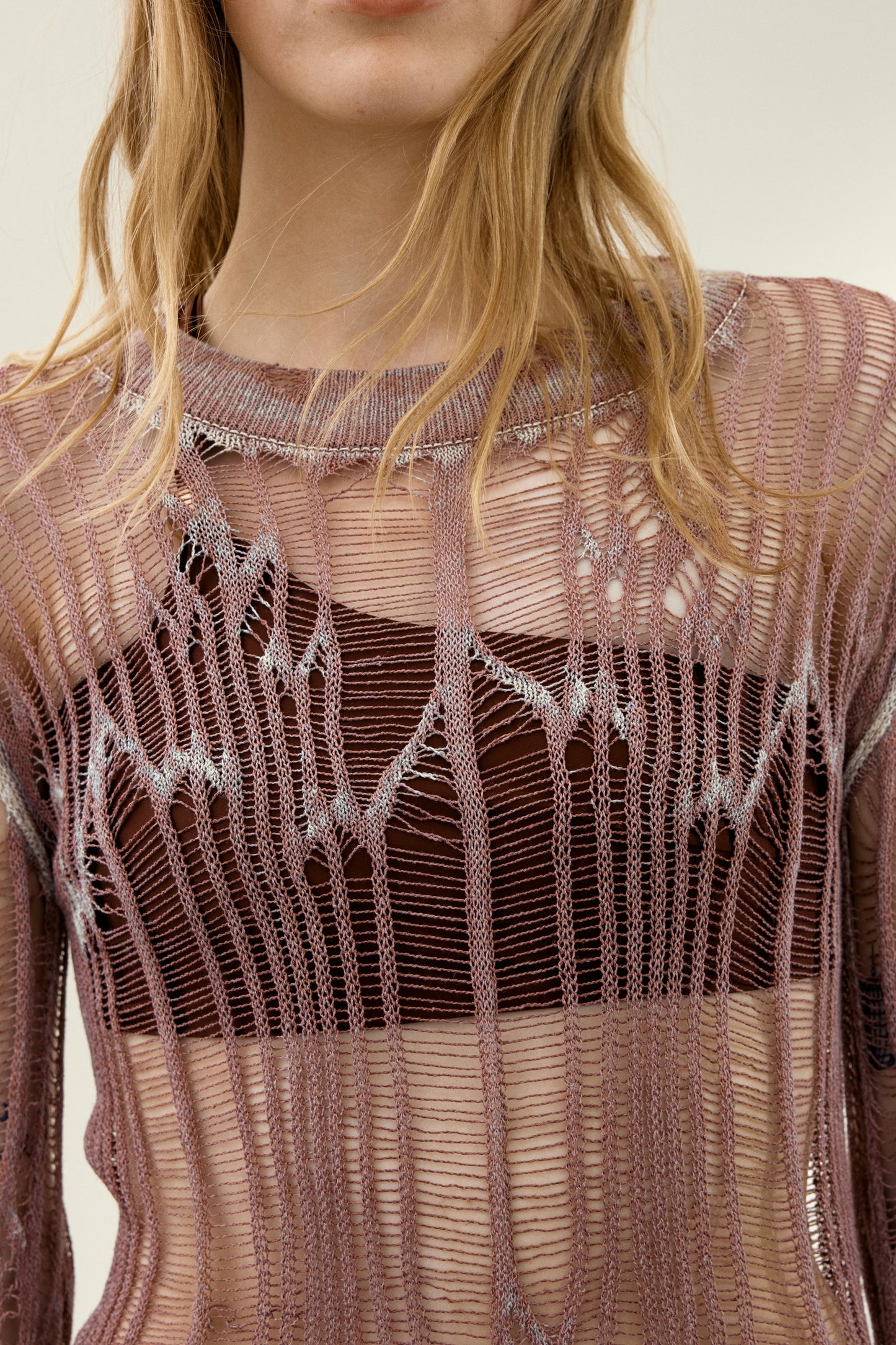 Knitted mini dress