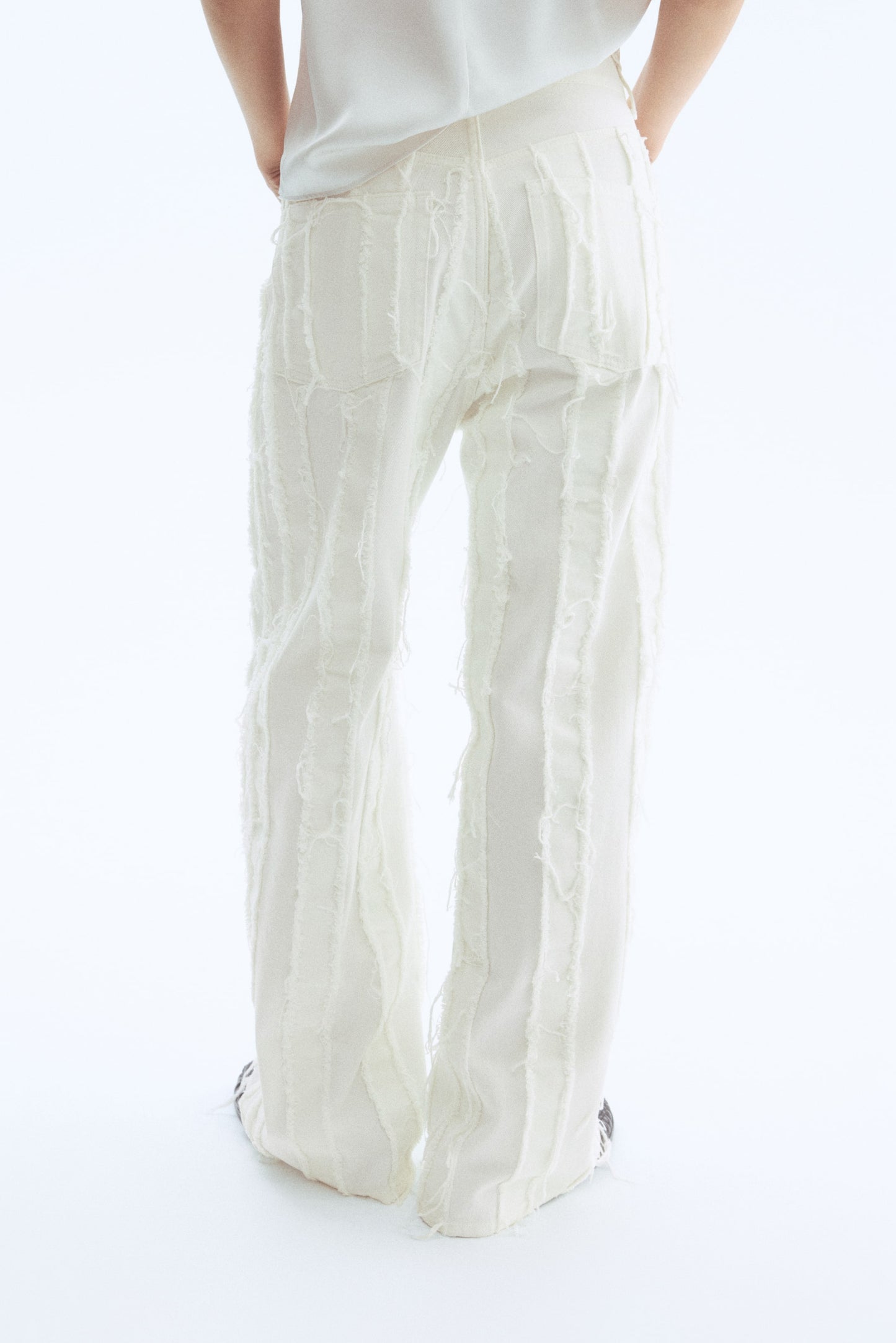 Frayed jeans