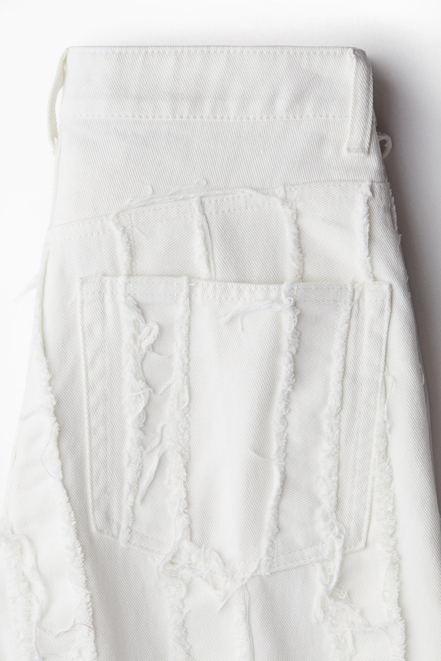 Frayed jeans