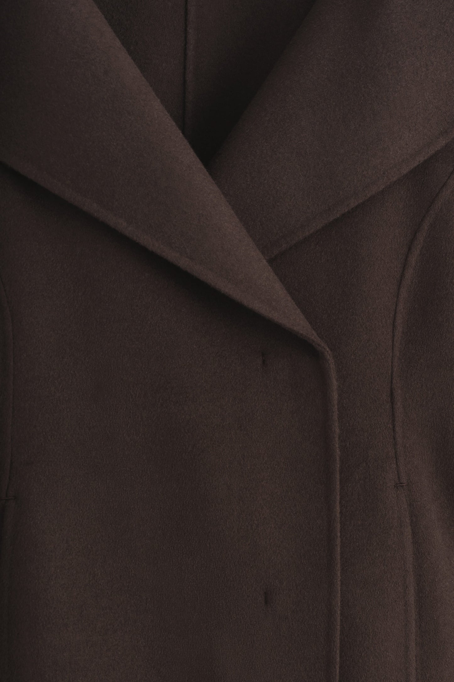 Sculpted Double-Faced Wool Coat