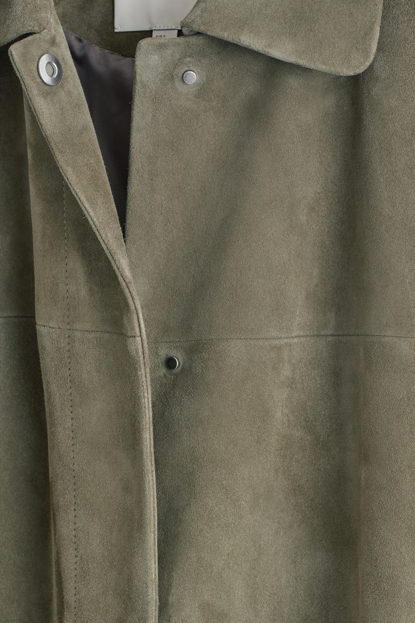 Collared Suede Coat
