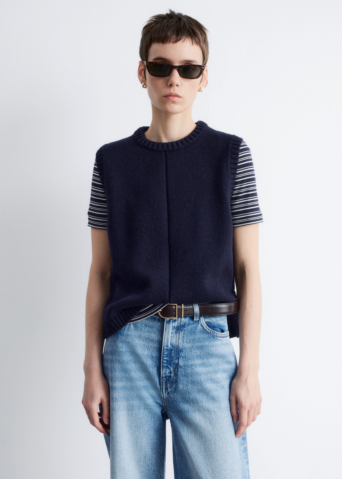Knitted Sweater Vest