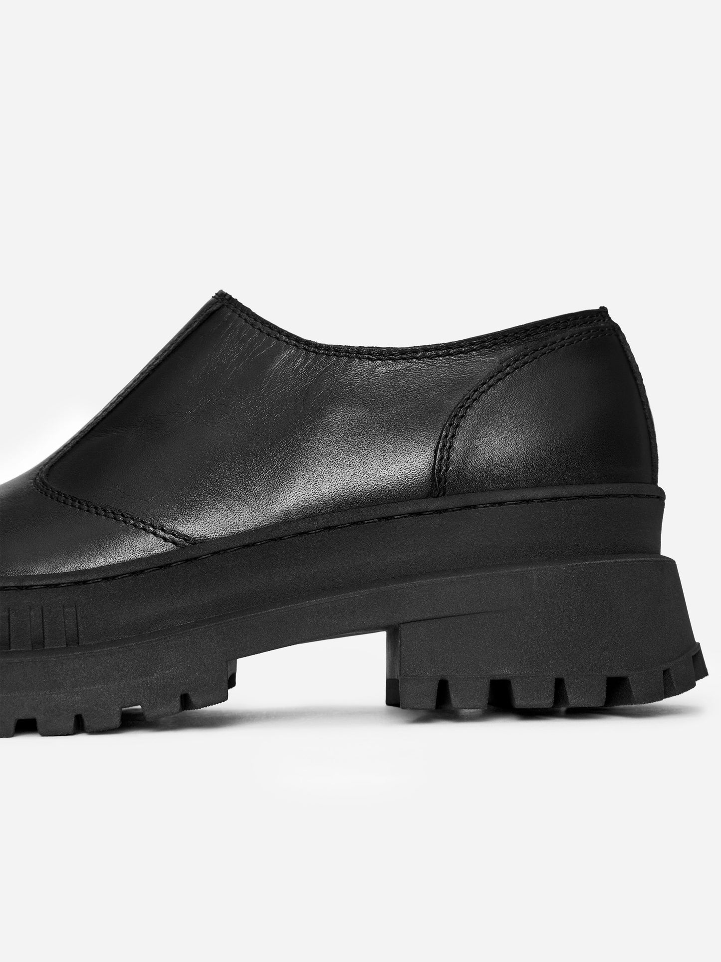 Chunky Leather Boots