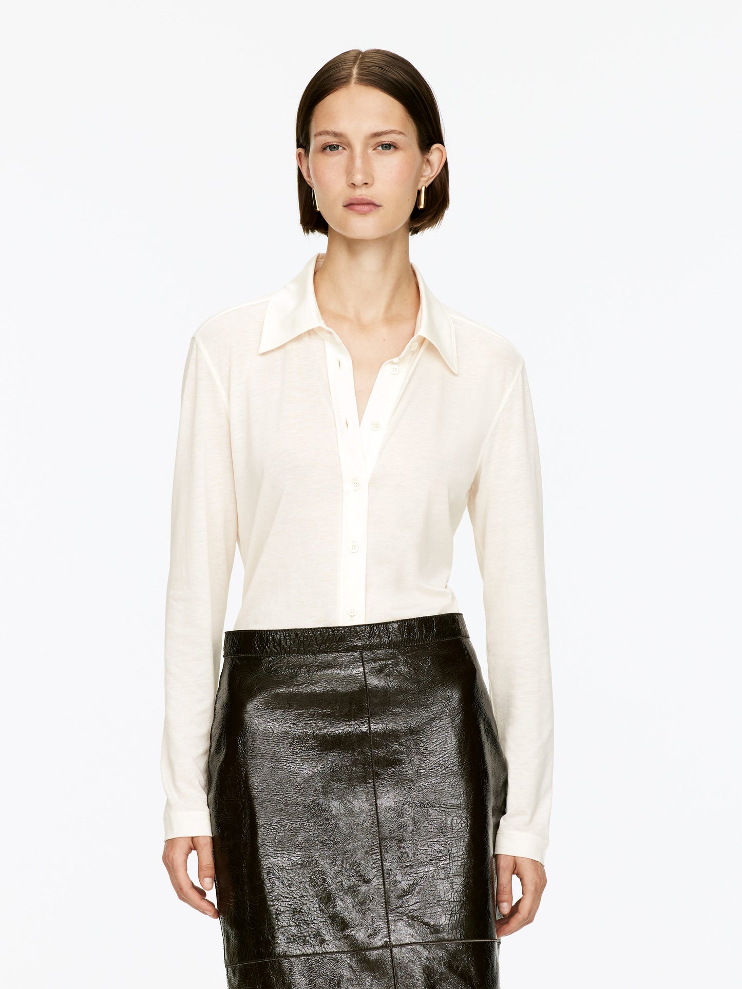 Lyocell-Blend Shirt
