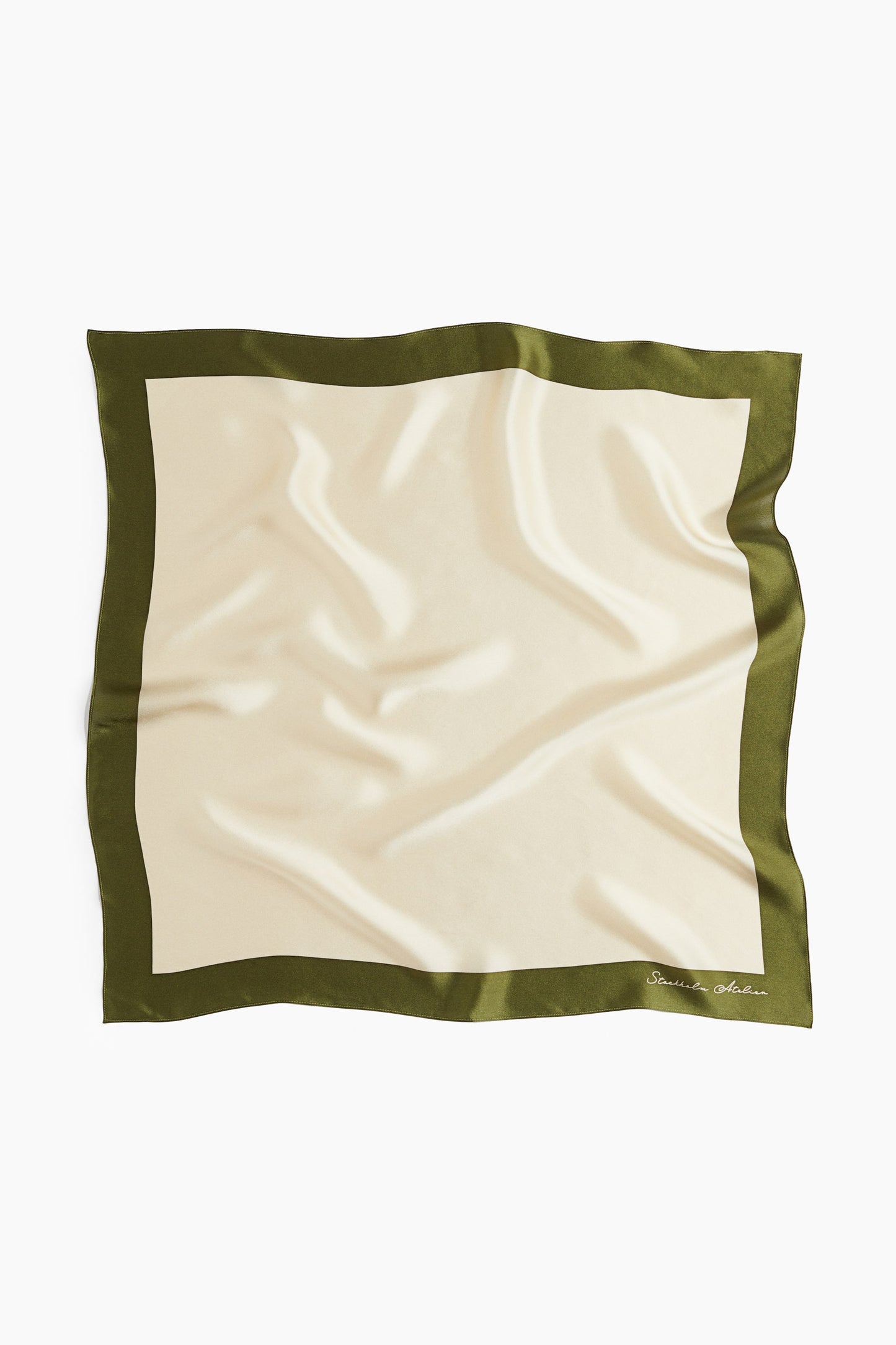 Printed silk scarf