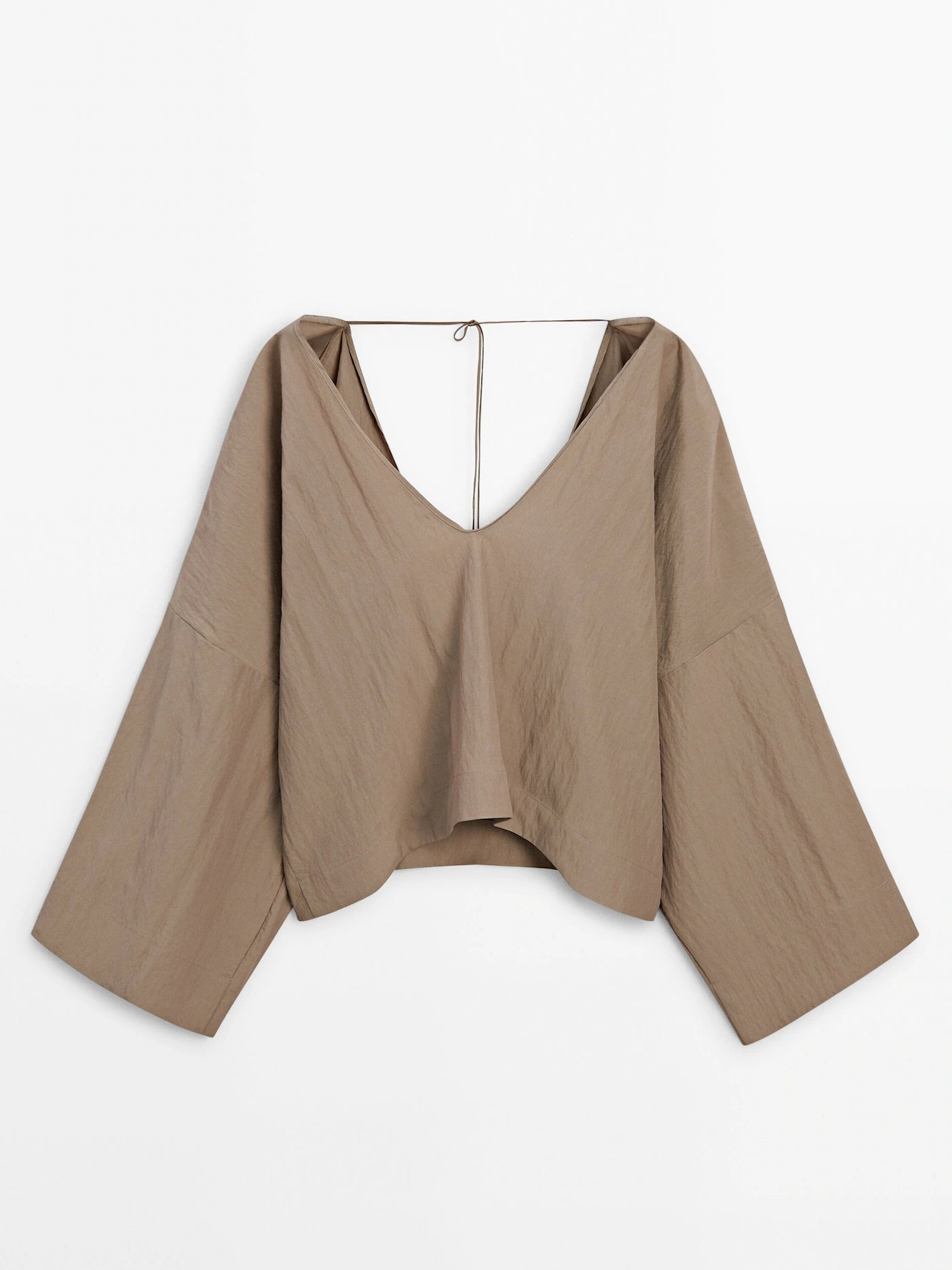 Backless blouse