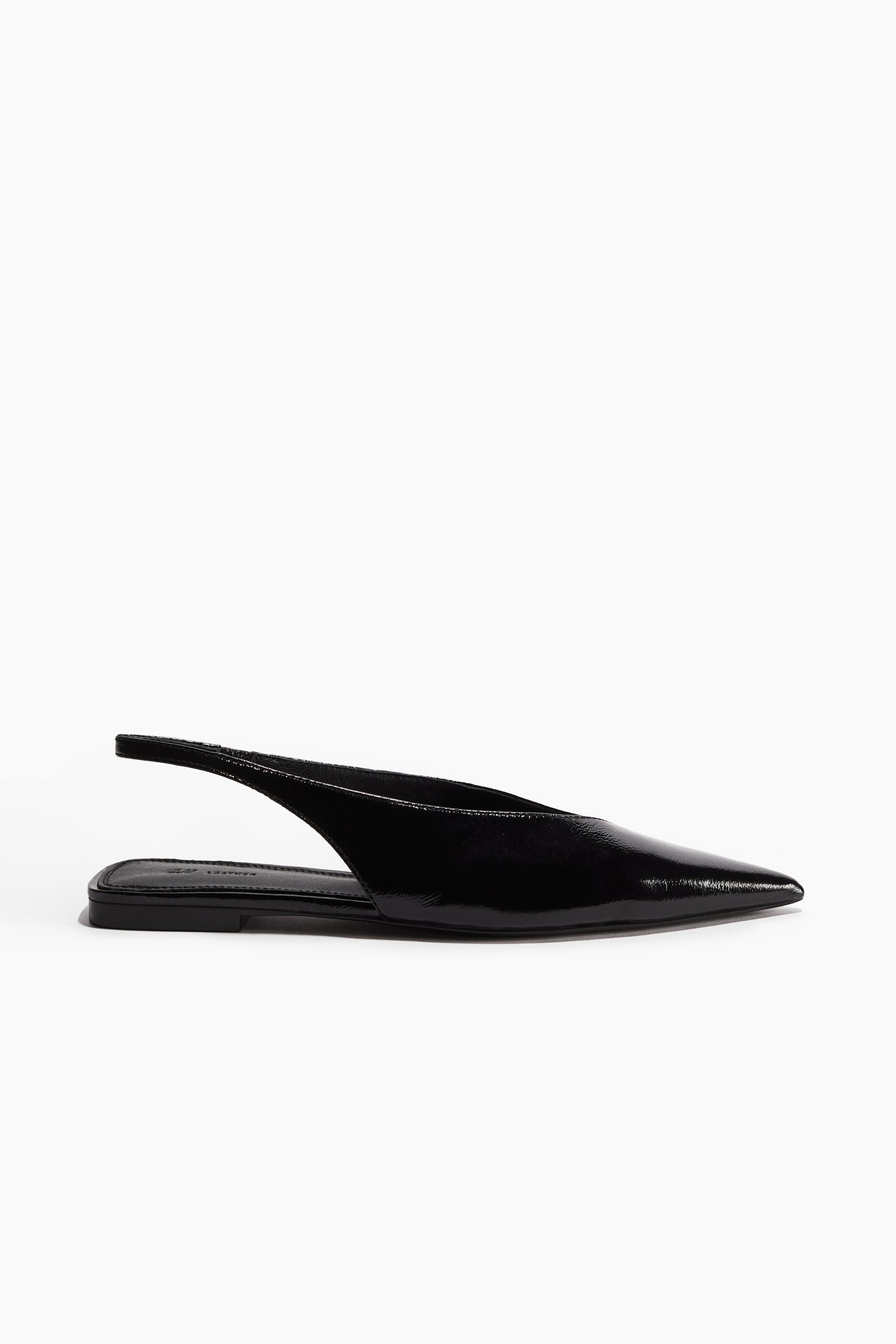Leather slingbacks