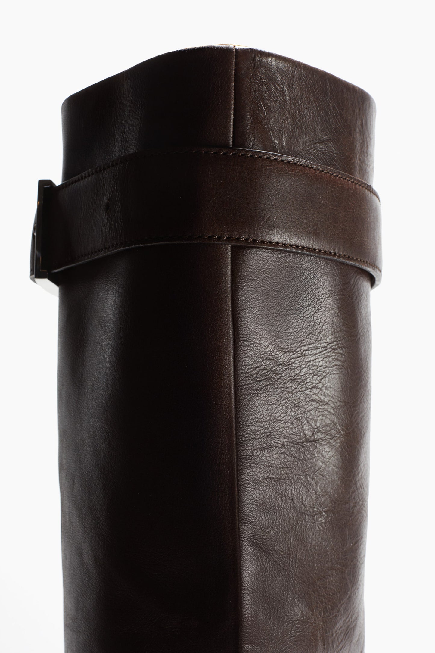 High-shaft leather boots