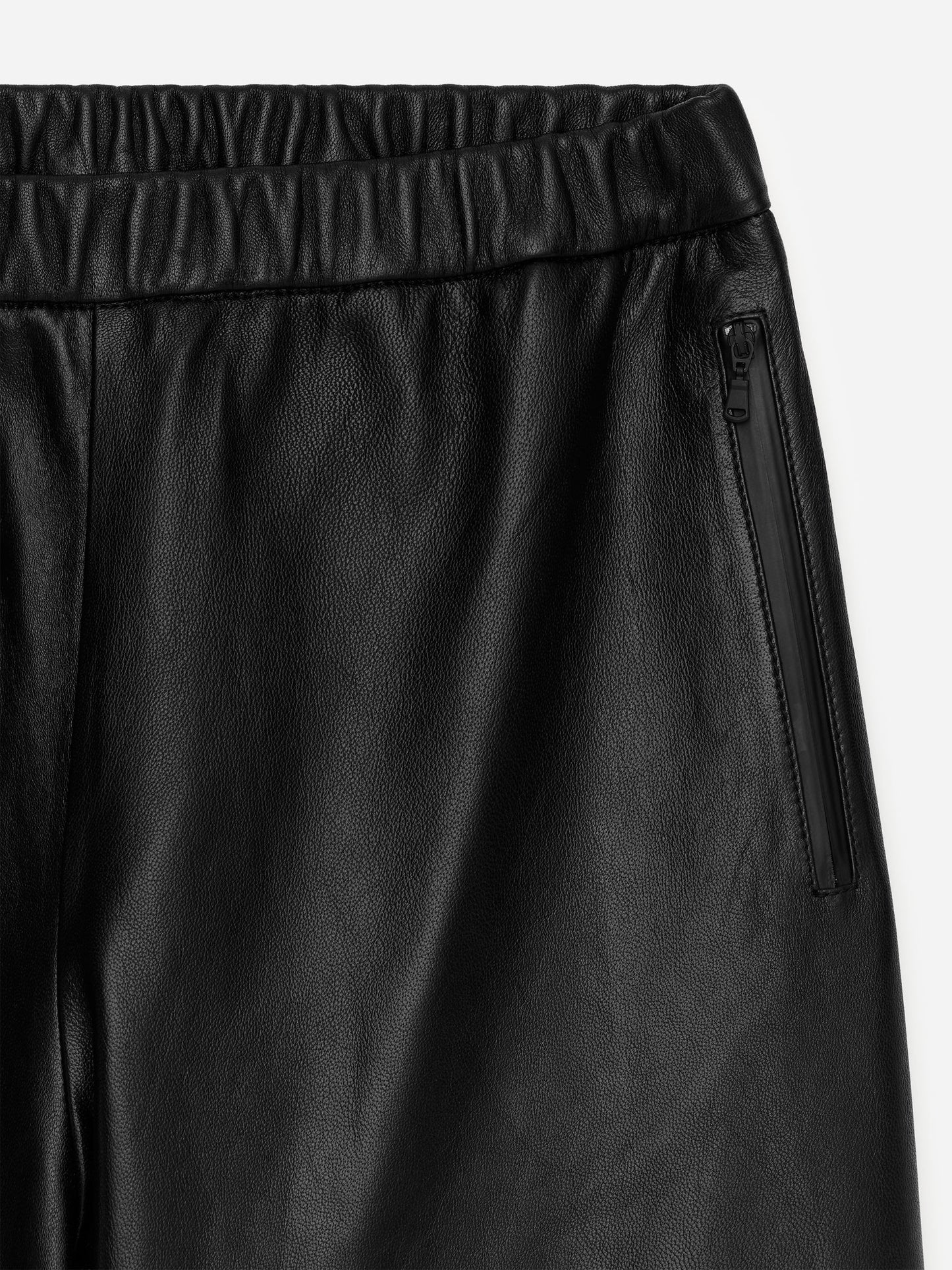 Relaxed Leather Trousers