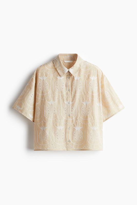 Broderie anglaise shirt
