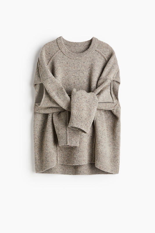 Wool-blend jumper