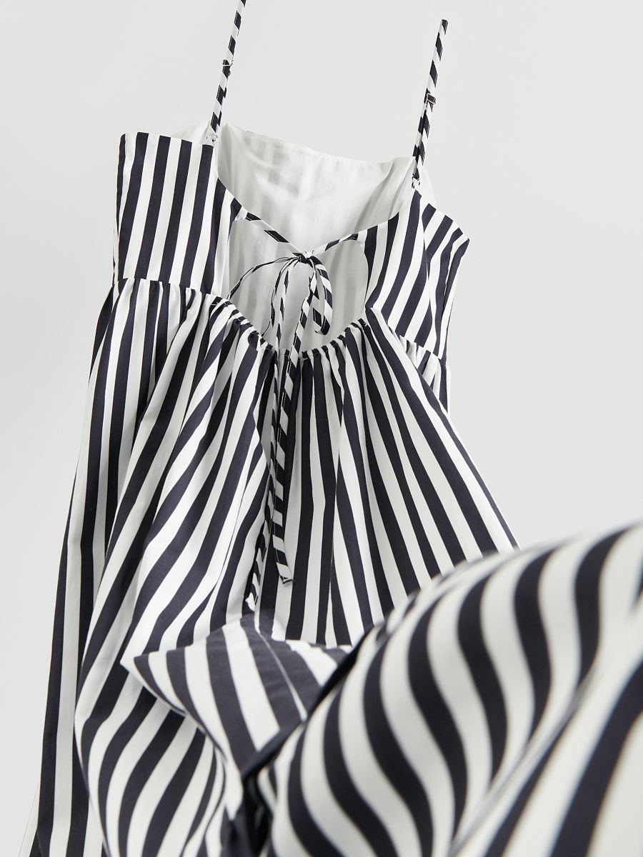 Striped maxi skirt dress