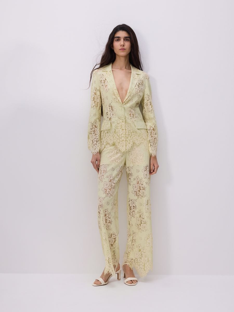 Lace trousers