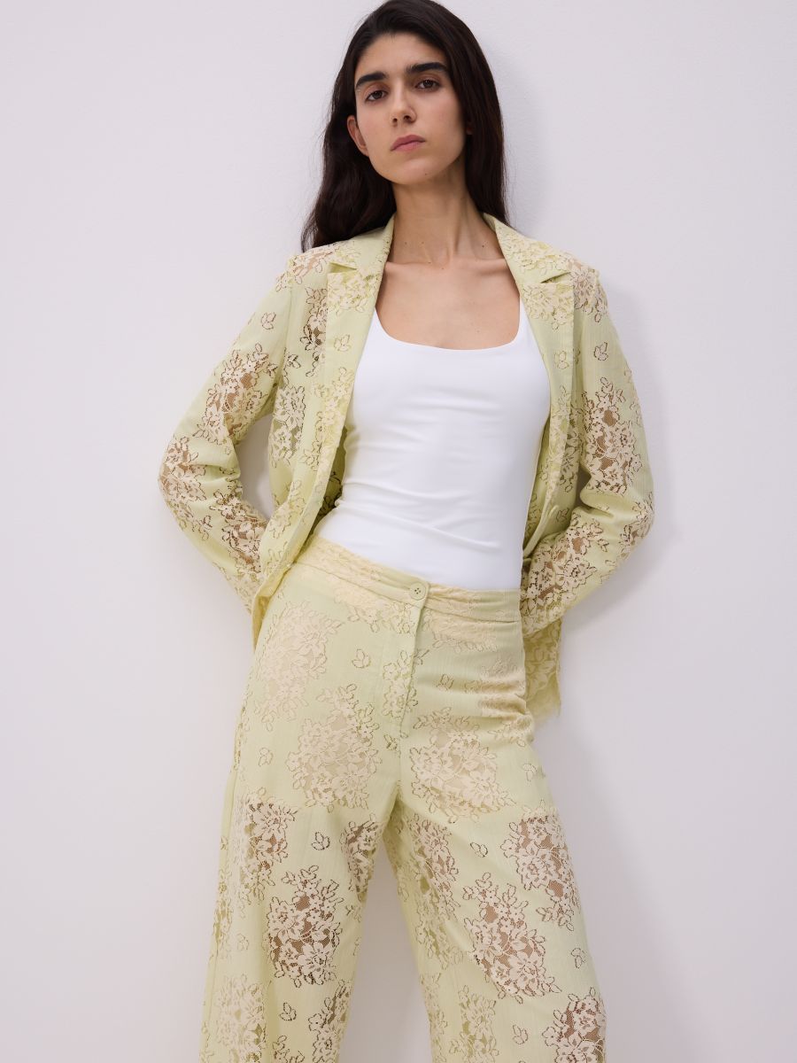 Lace trousers