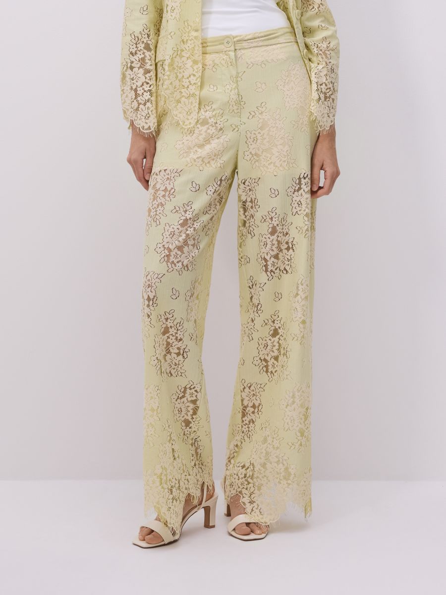 Lace trousers