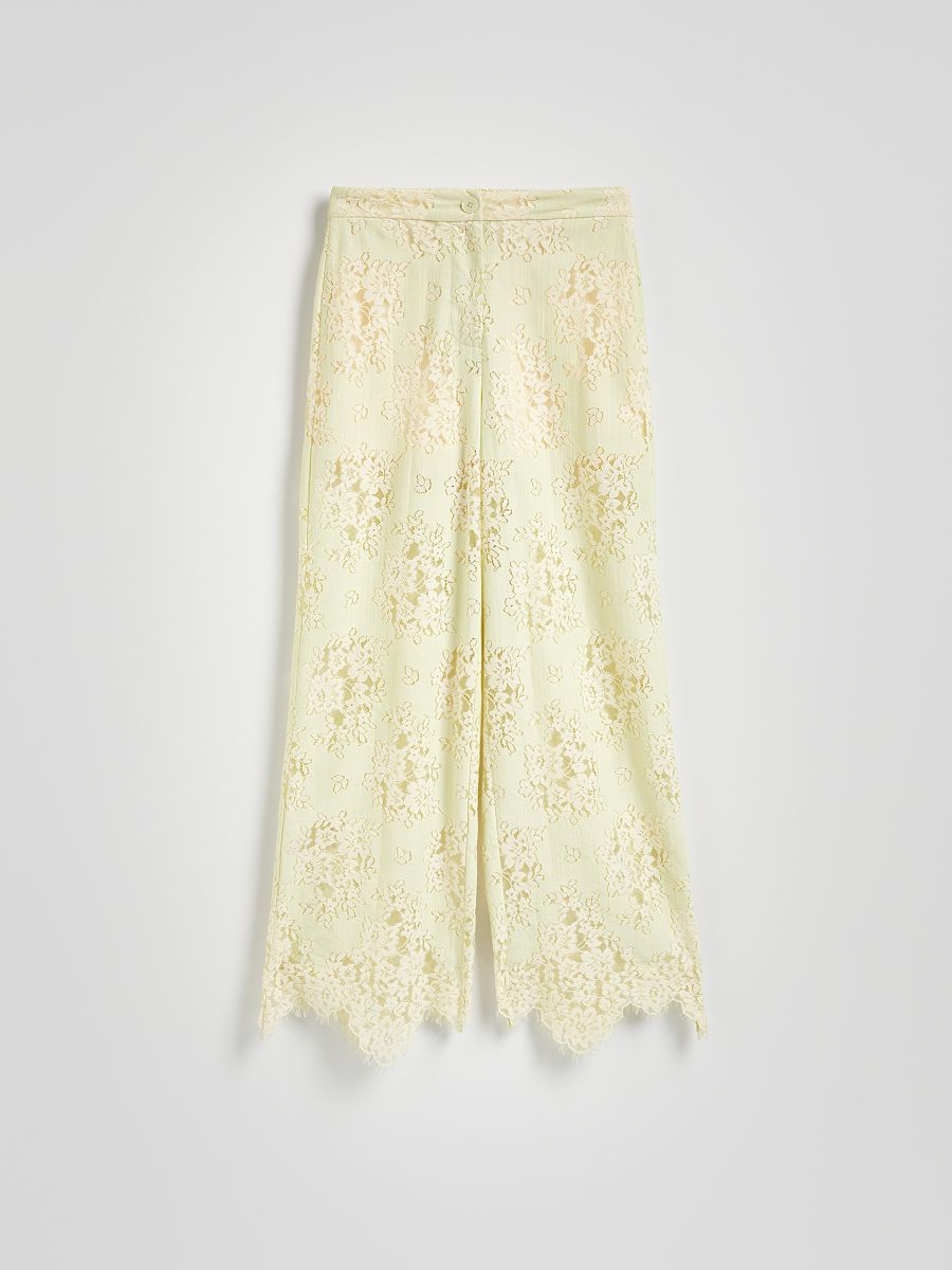 Lace trousers