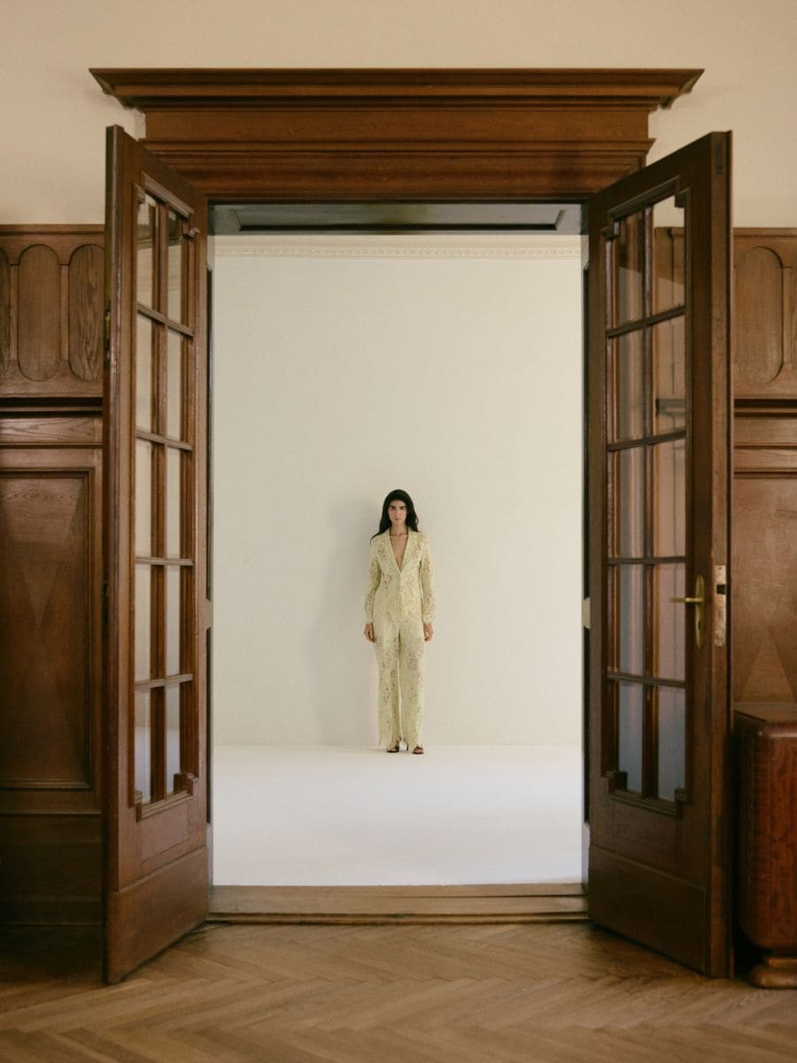 Lace trousers