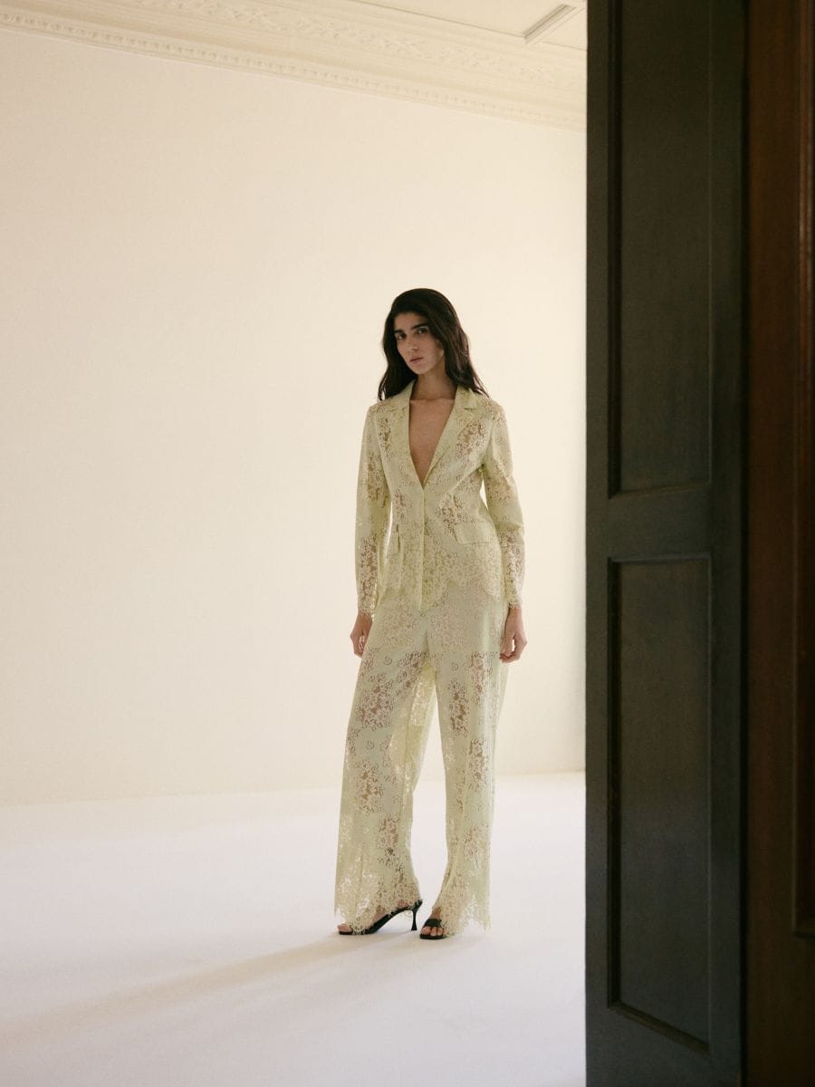 Lace trousers