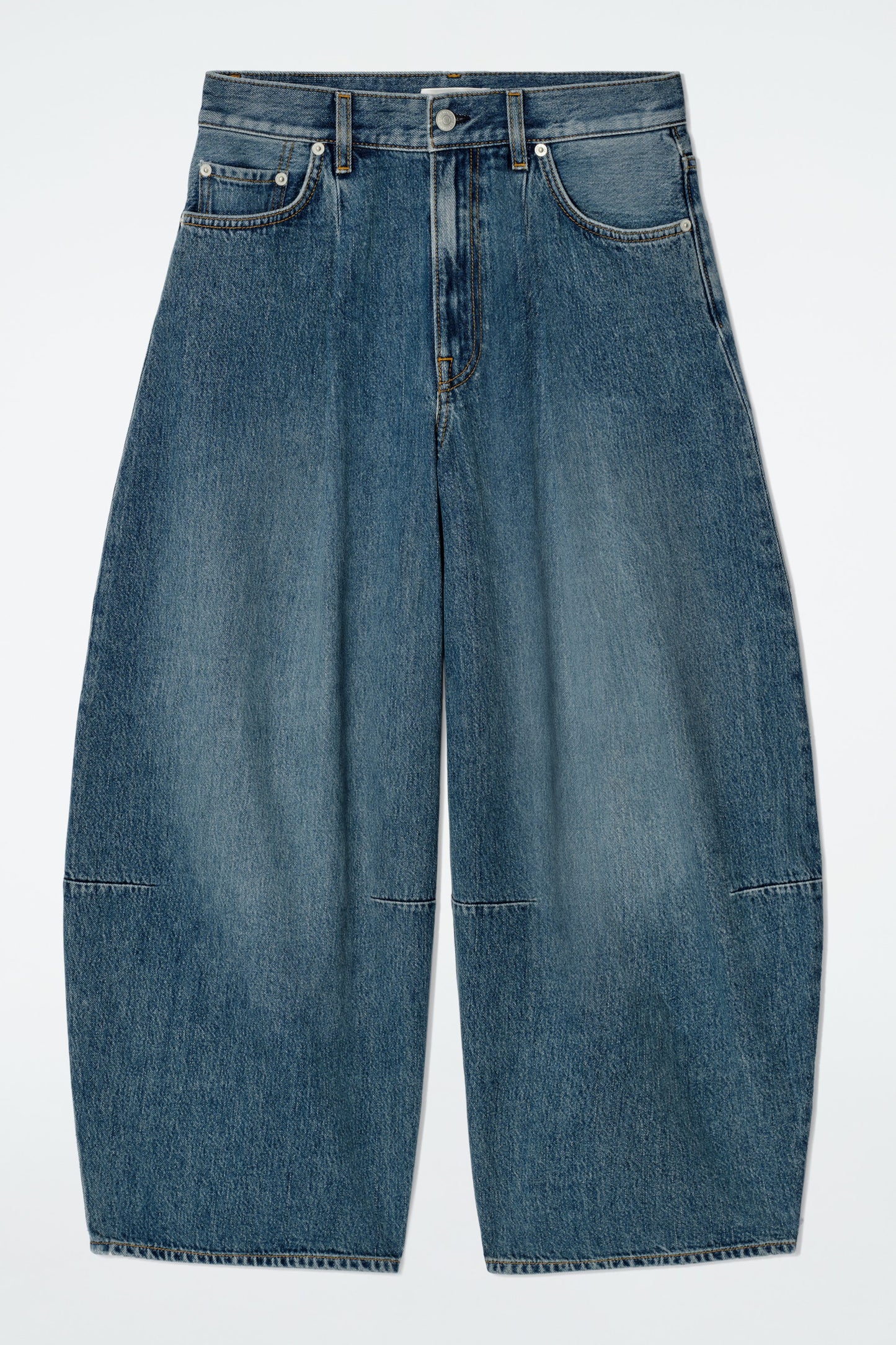 Twine Barrel-Leg Jeans