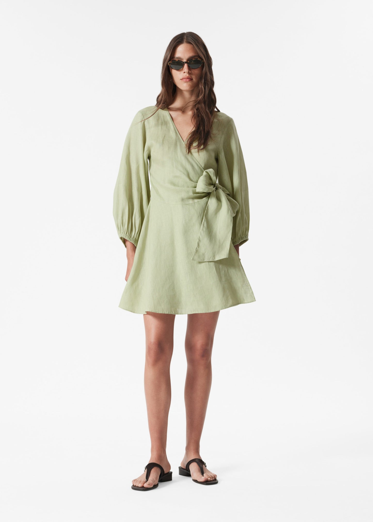 Wrap Mini Dress