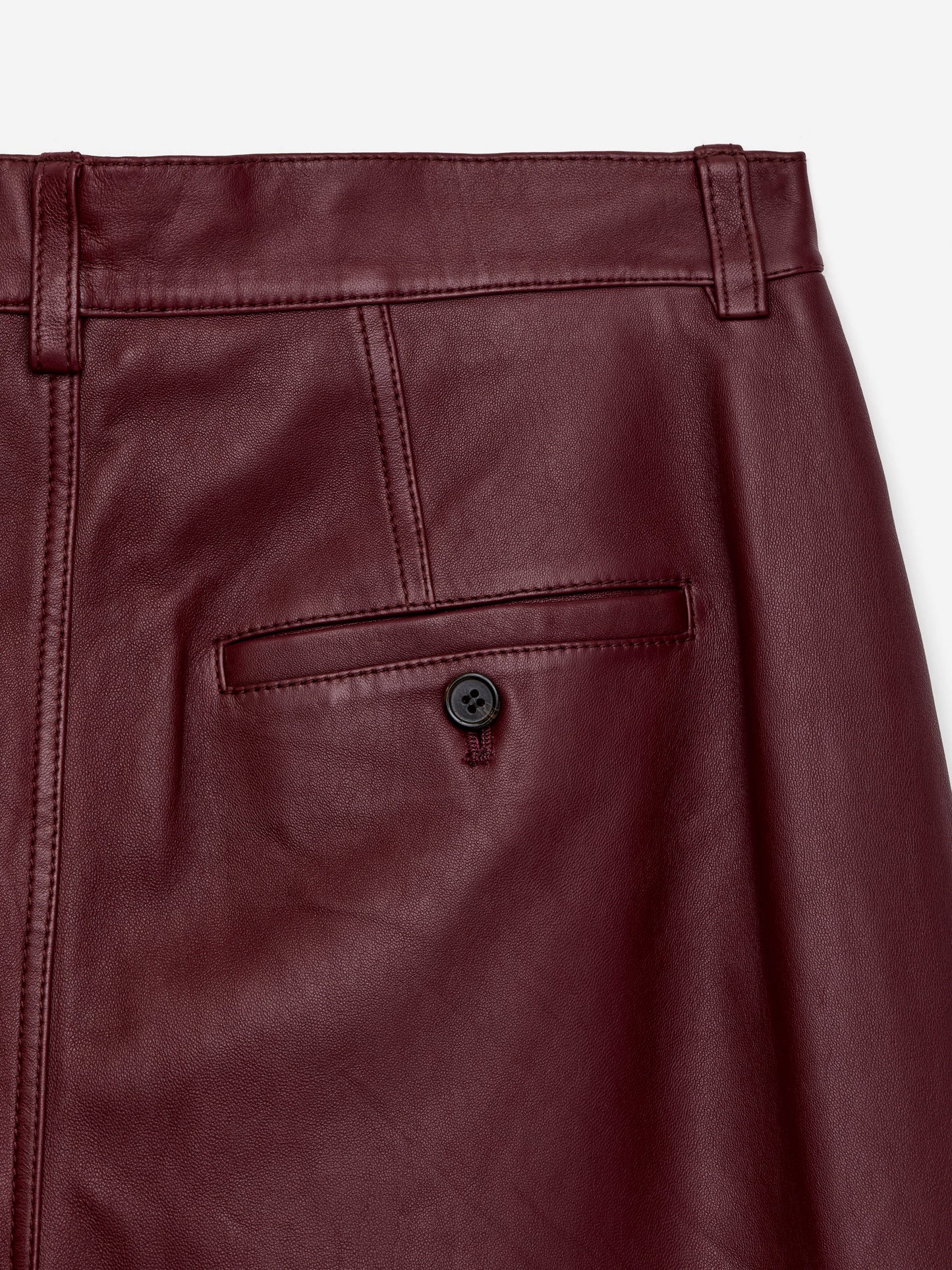 Barrel Leather Trousers