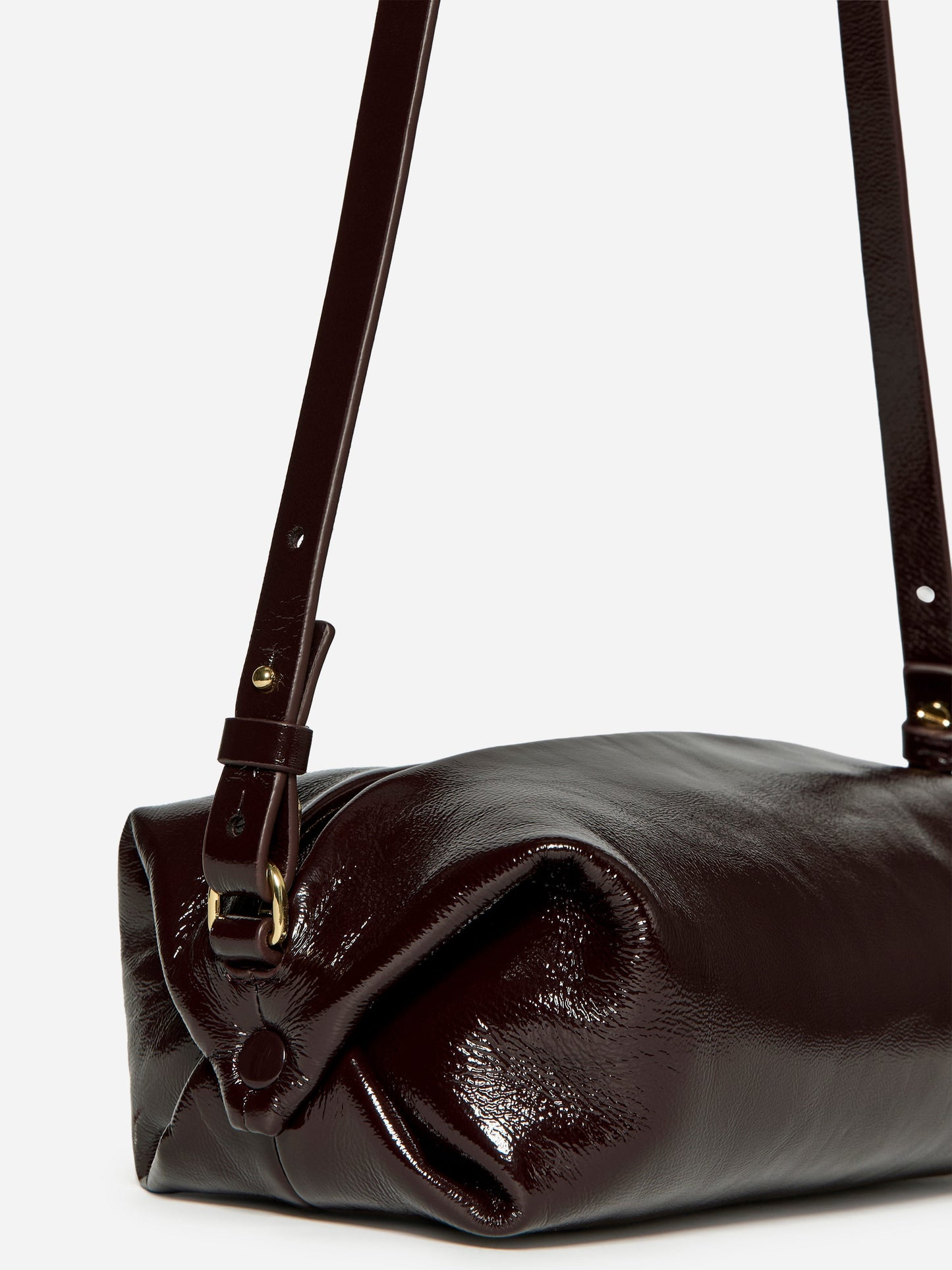 Lacquered Crossbody Bag
