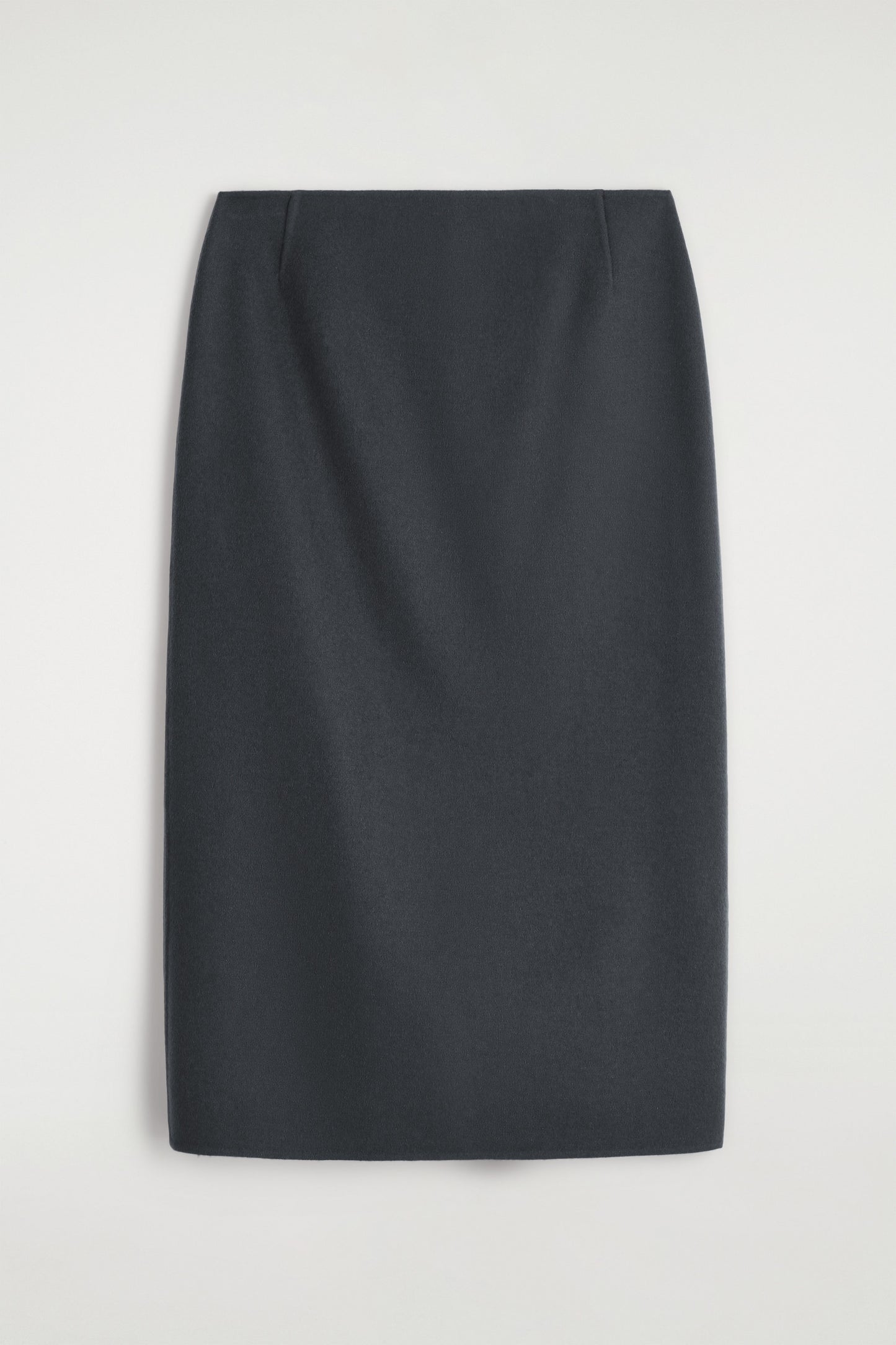 Double-Faced Wool Pencil Skirt