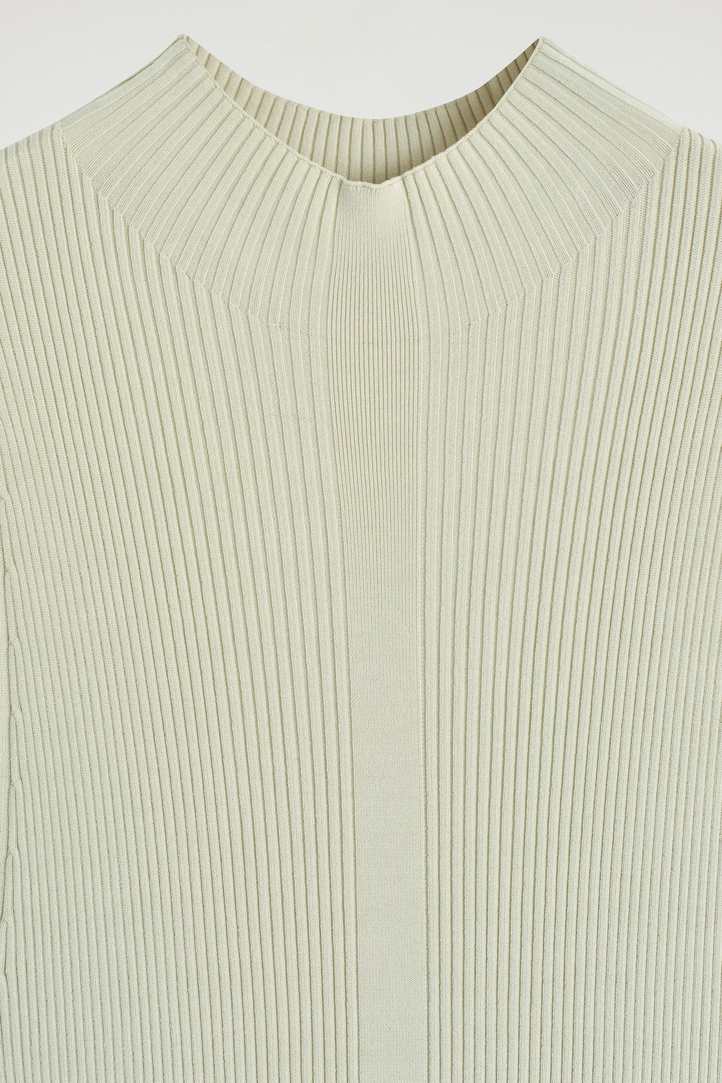 Pleated High-Neck Maxi Dress