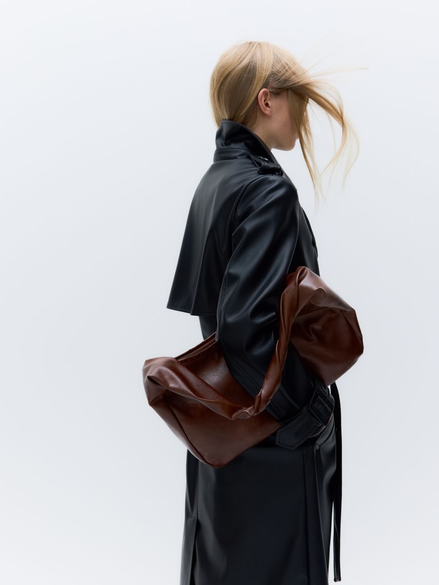 Faux leather bag