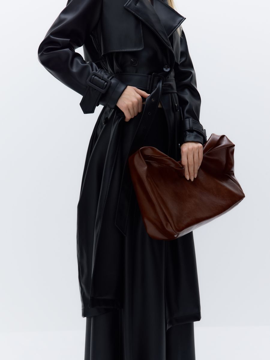 Faux leather bag