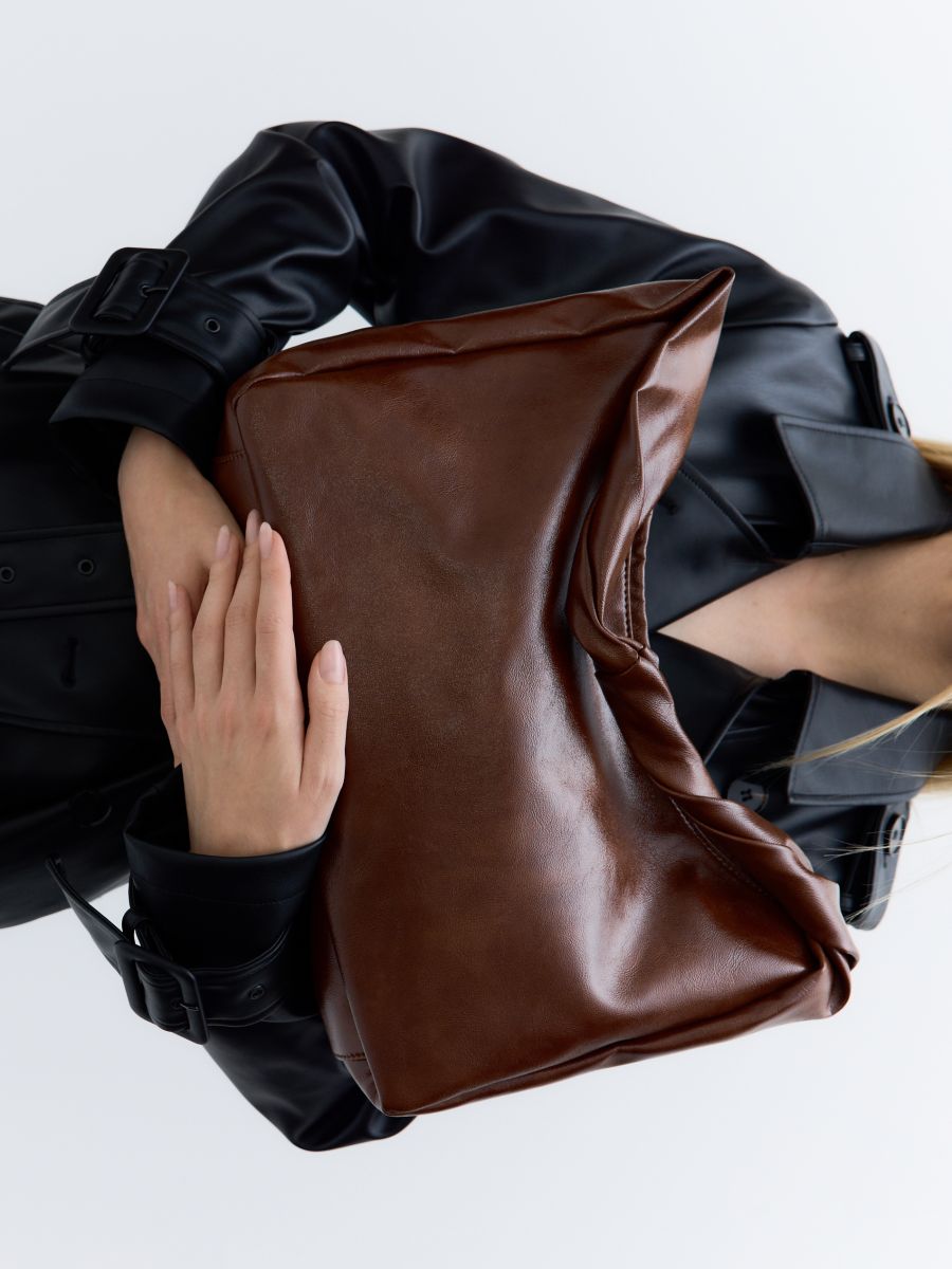 Faux leather bag