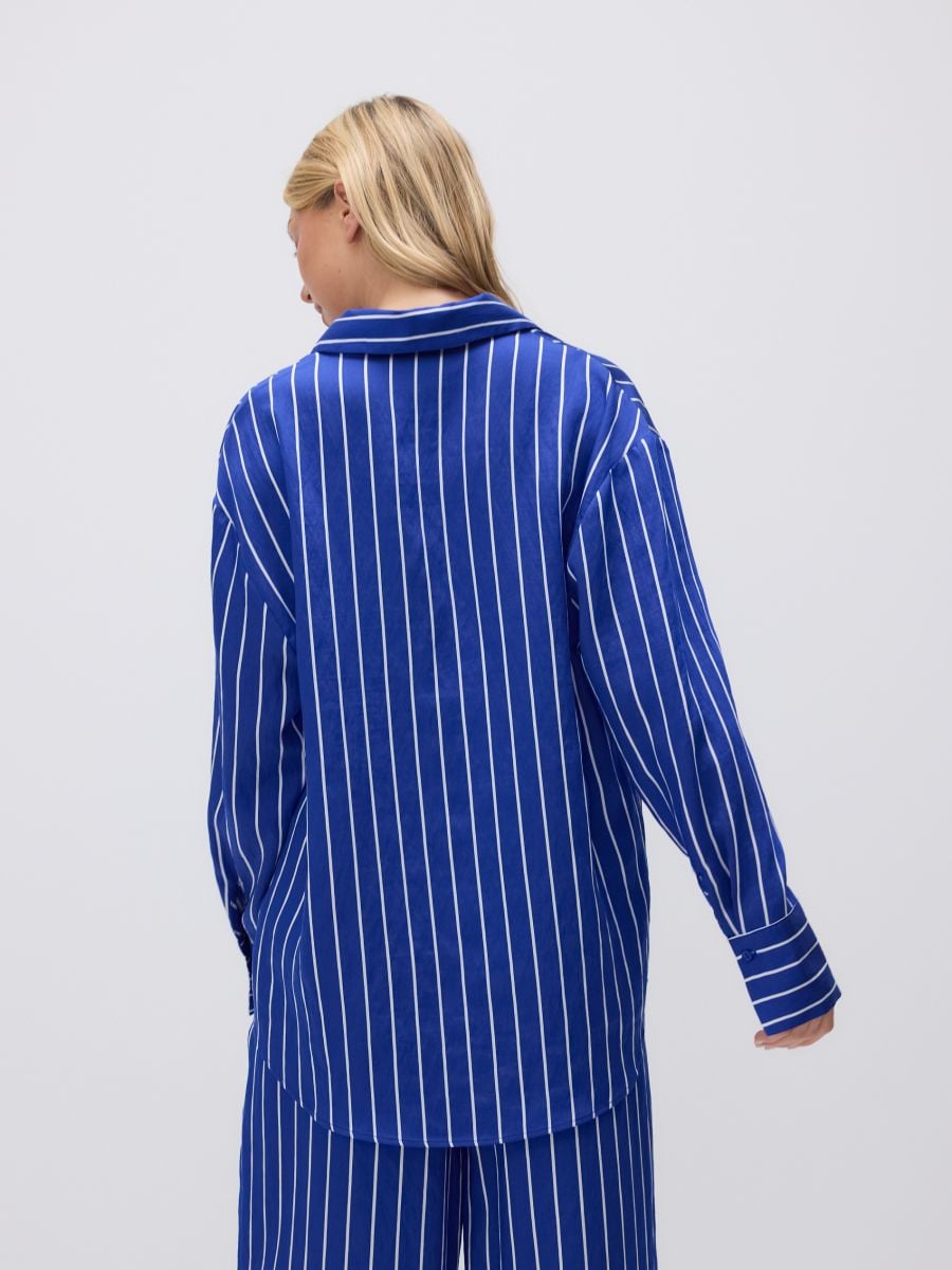 Lyocell striped shirt