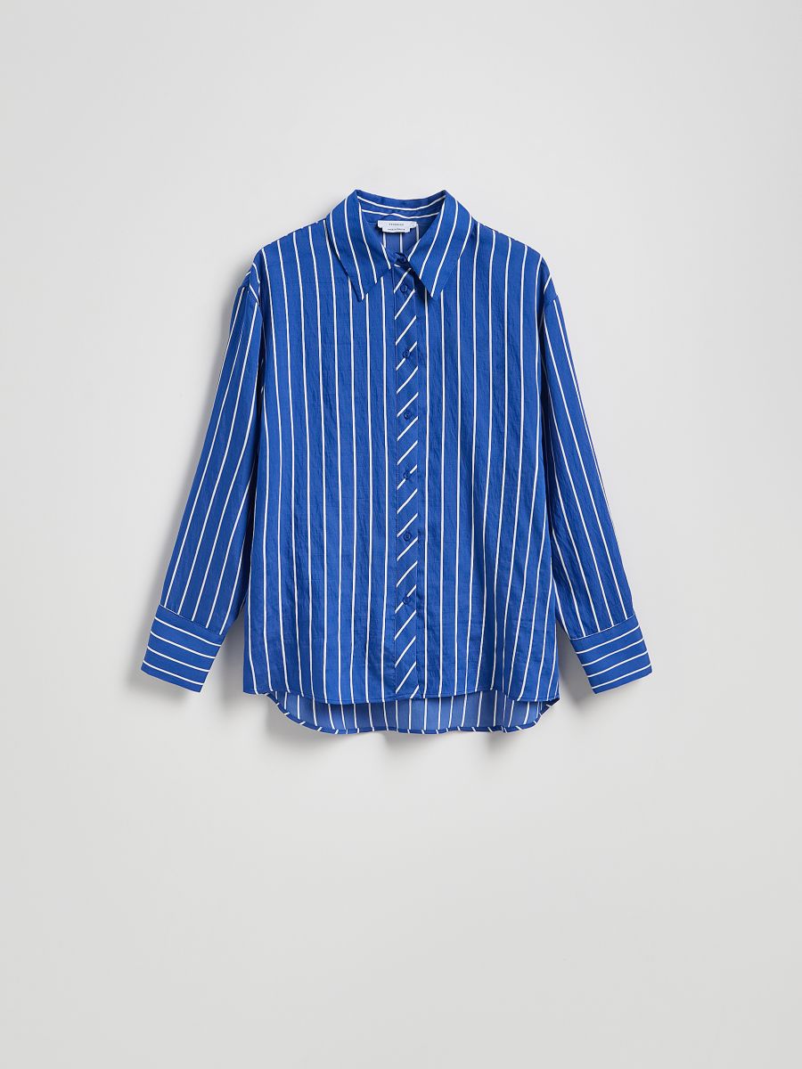 Lyocell striped shirt