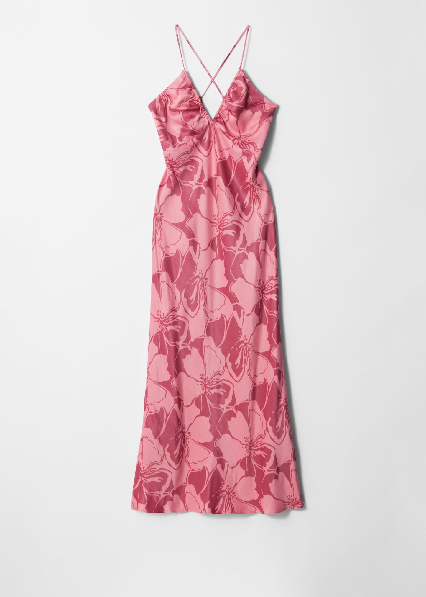 Satin Slip Midi Dress