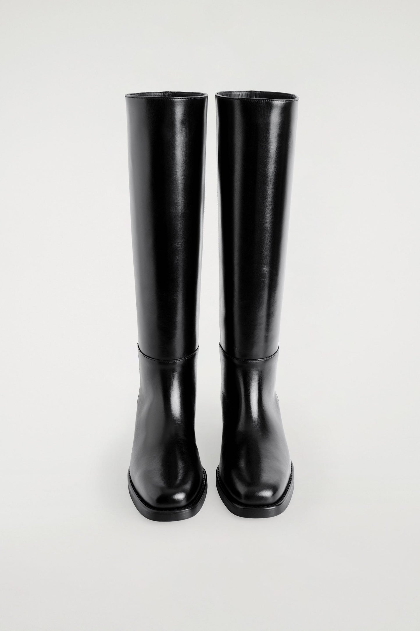 Leather Knee-High Boots
