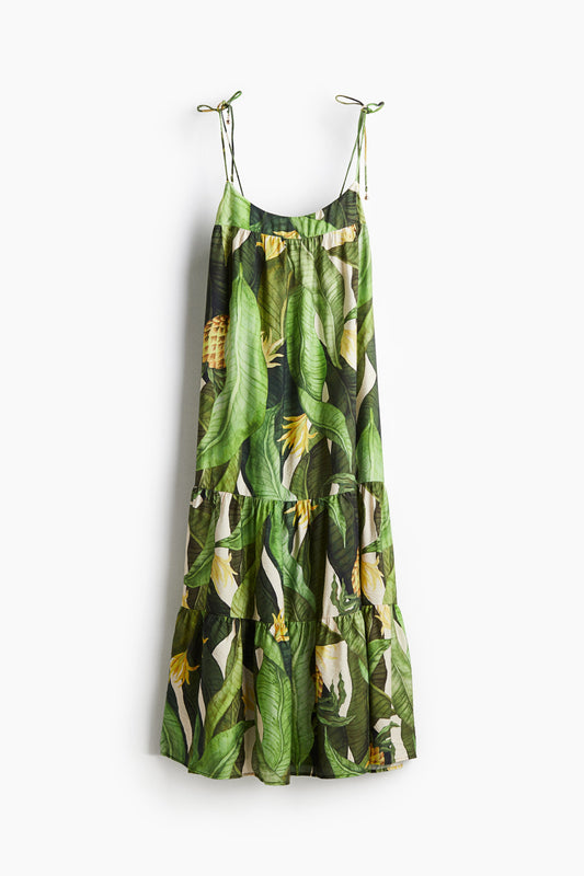 Tie-strap maxi dress