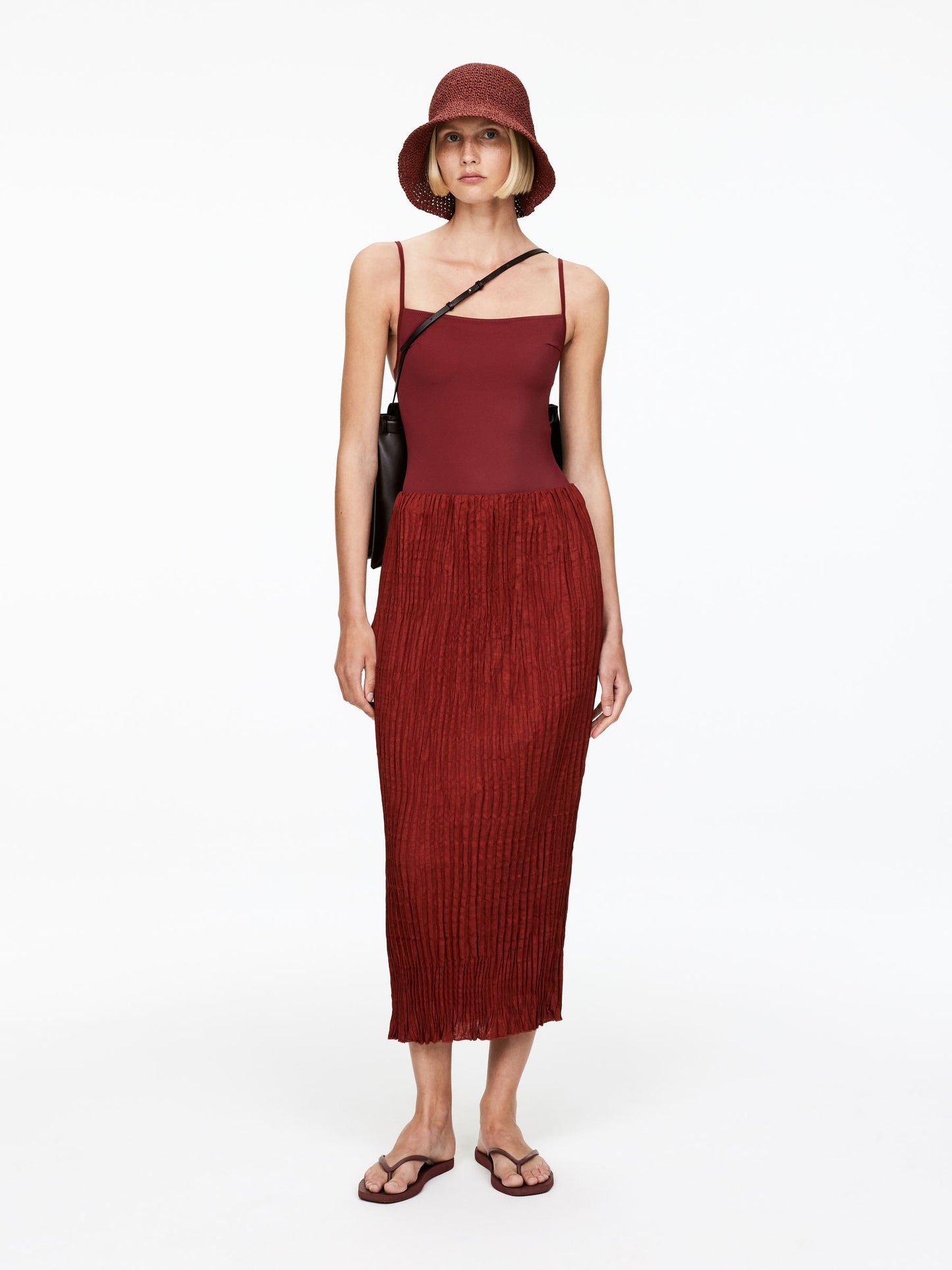 Crinkled Skirt