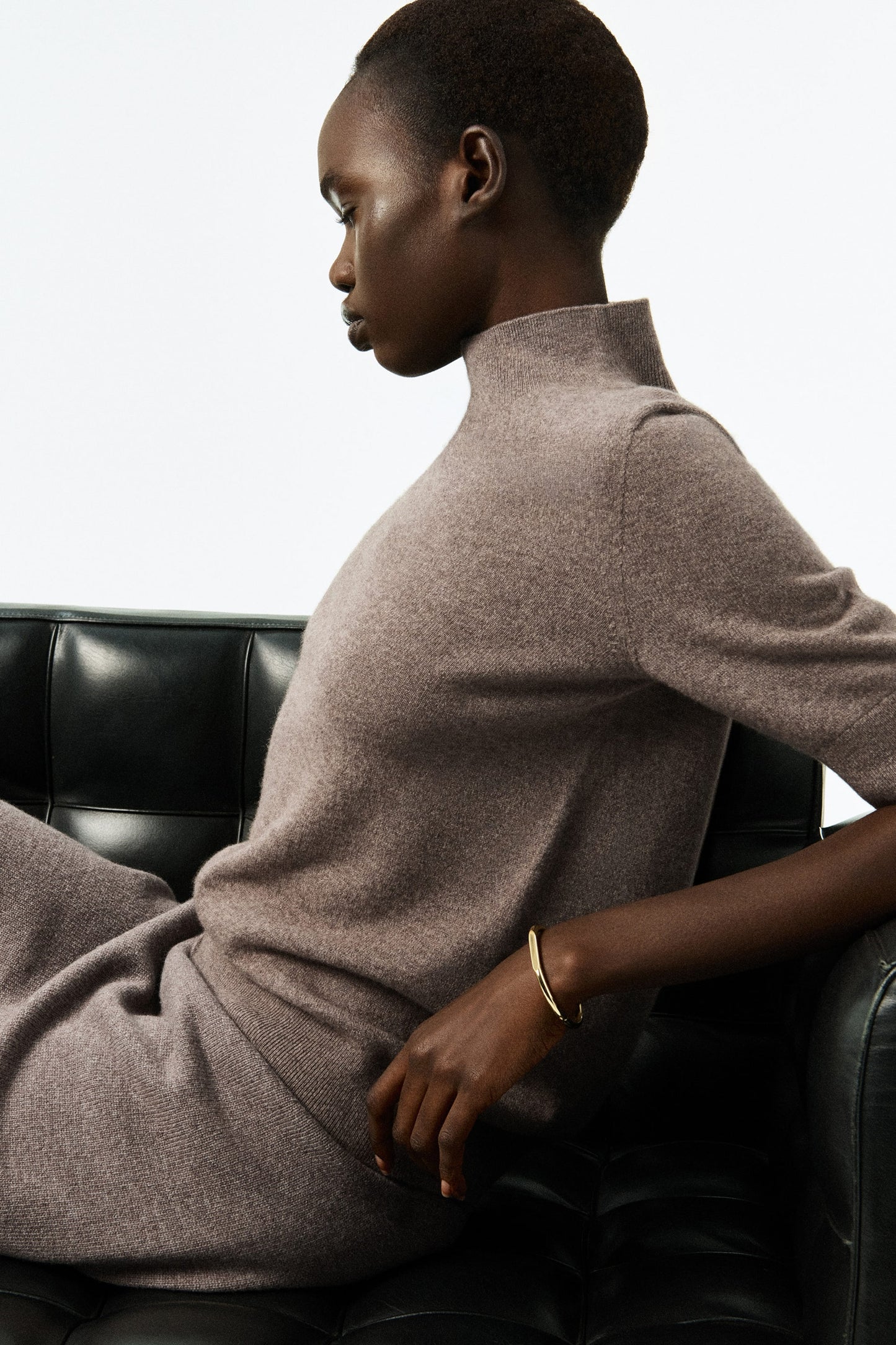 Merino Wool Mini Skirt